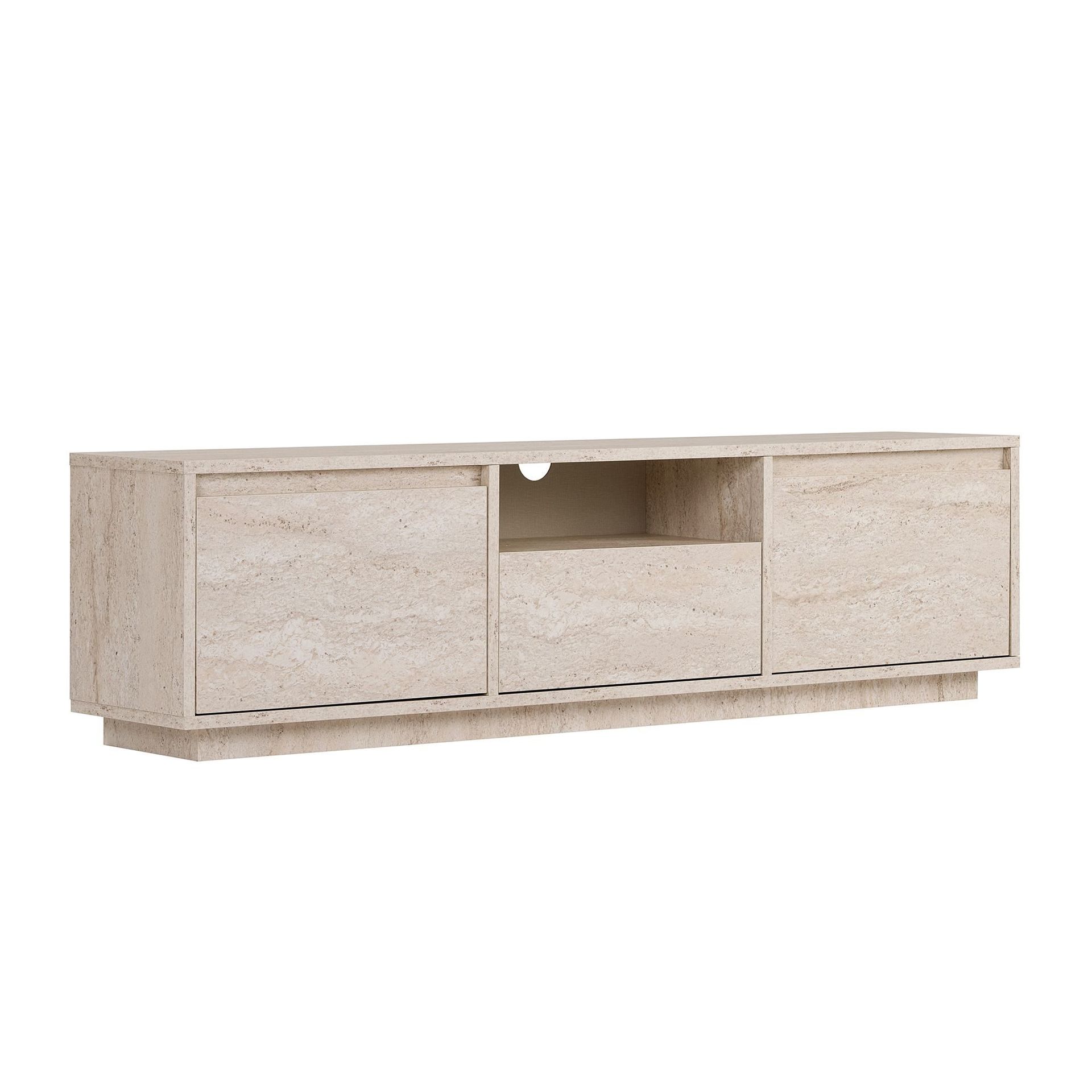 Domar Tv-b&auml;nk 160 cm - Travertin