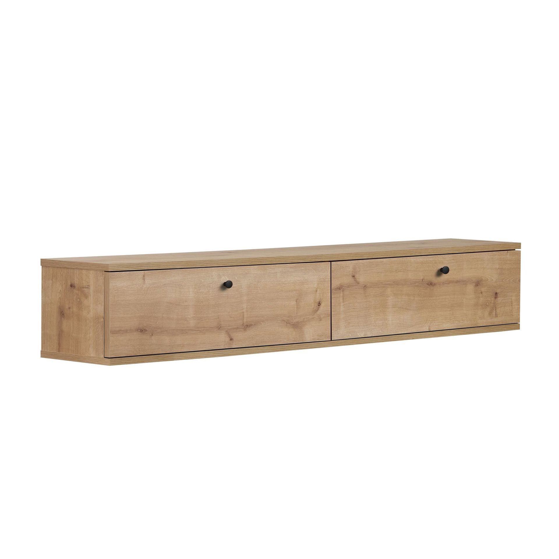 Dovren TV-bänk 160x25x25 cm - Sapphire Oak