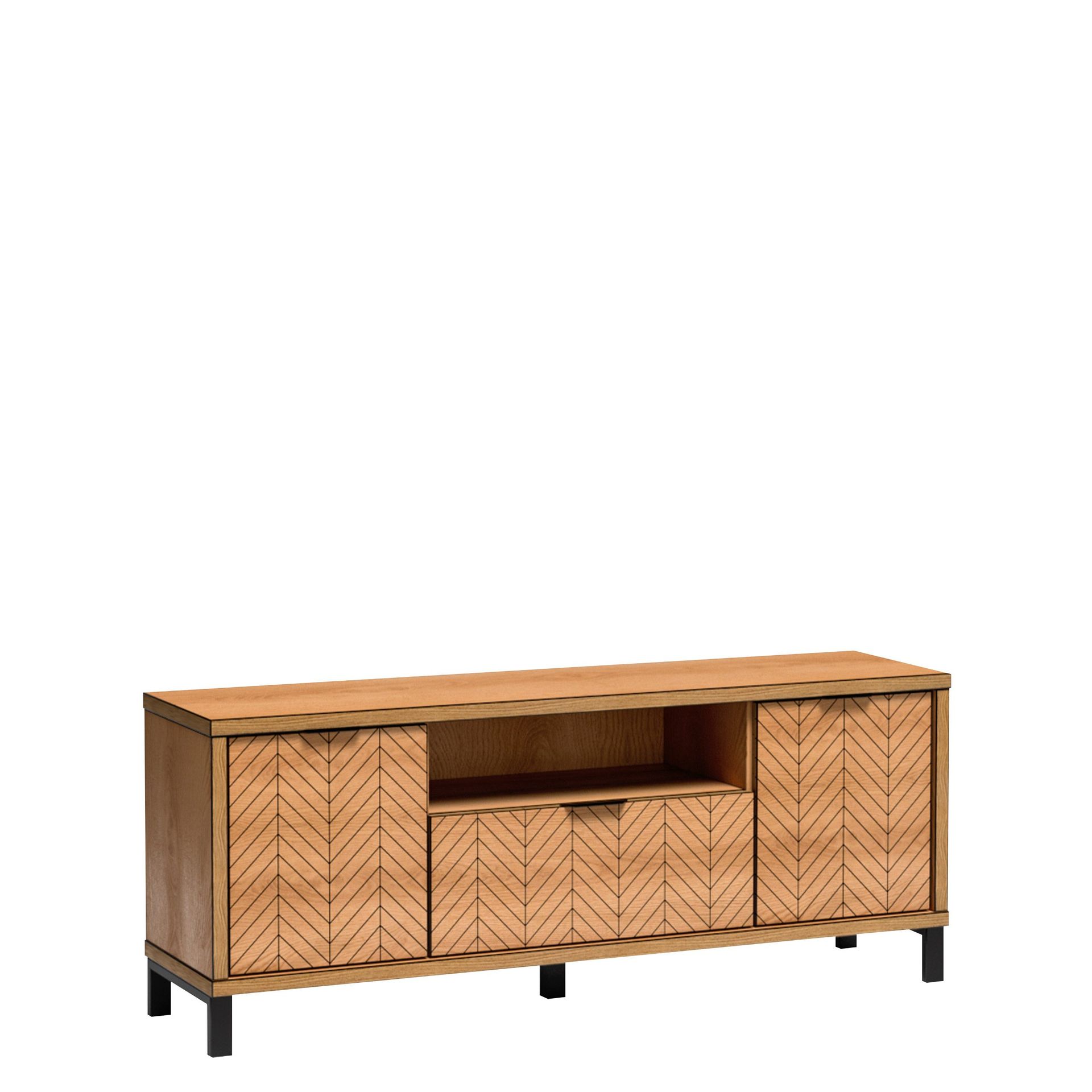 Fonti Tv-bänk 159 cm - Brunsvart
