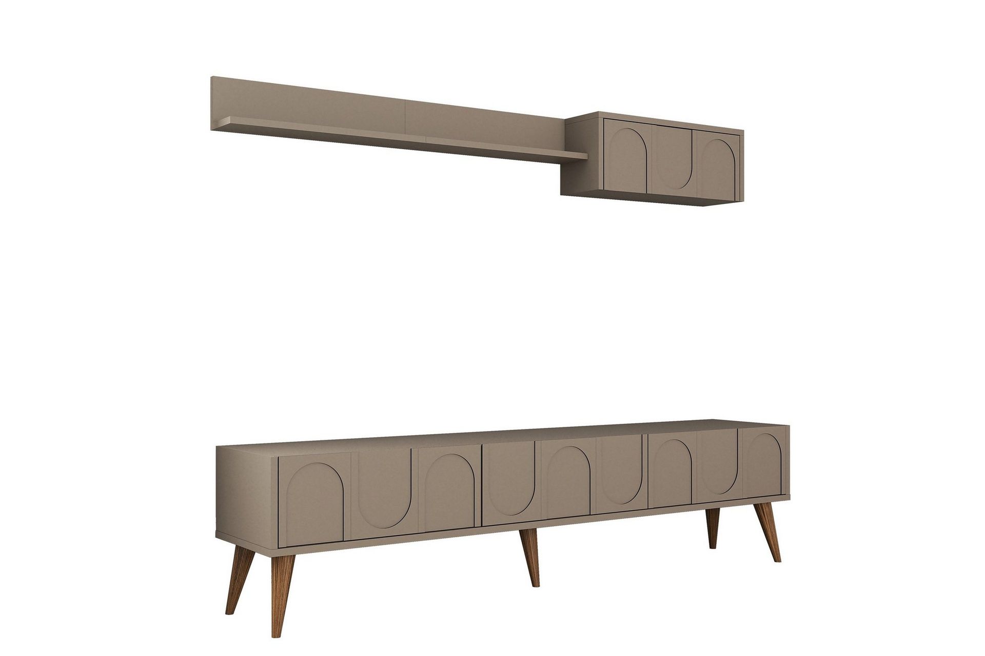 Hazim Tv-b&auml;nk 180 cm - Valn&ouml;t