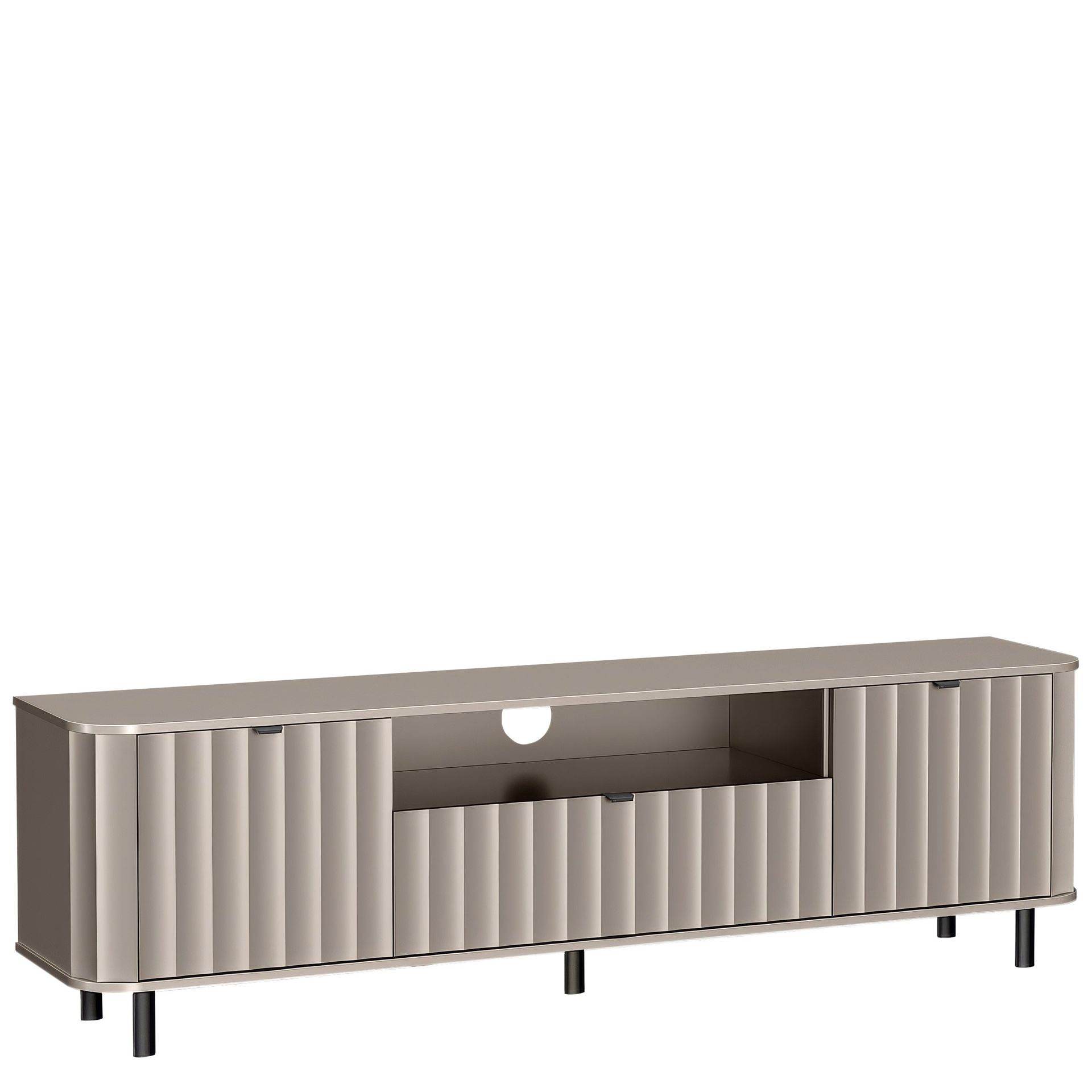Joriel Tv-bänk 196 cm - Beigesvart