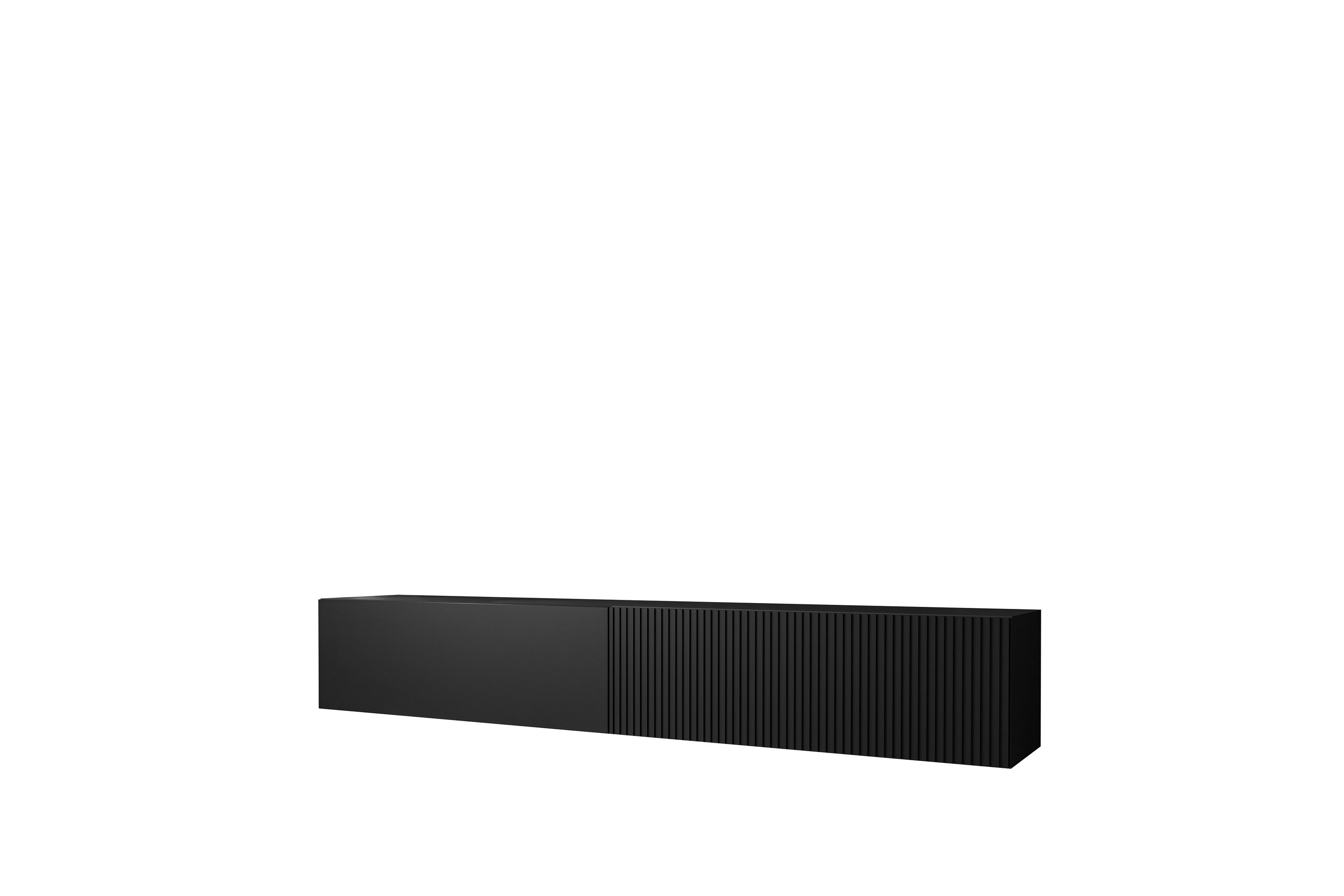 Kangana Tv-bänk 200 cm Svart