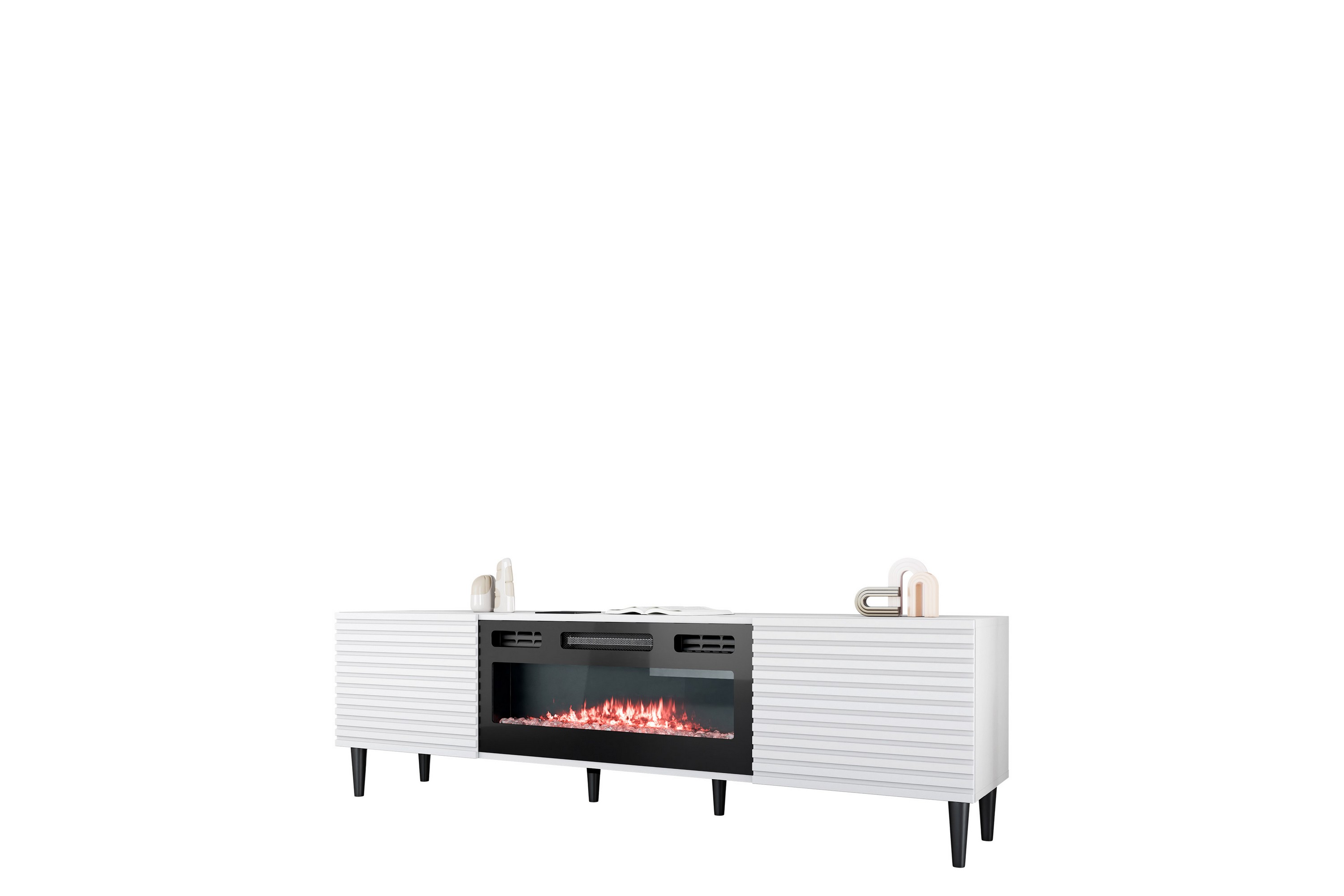 Kannu Tv-bänk 181 cm Vit