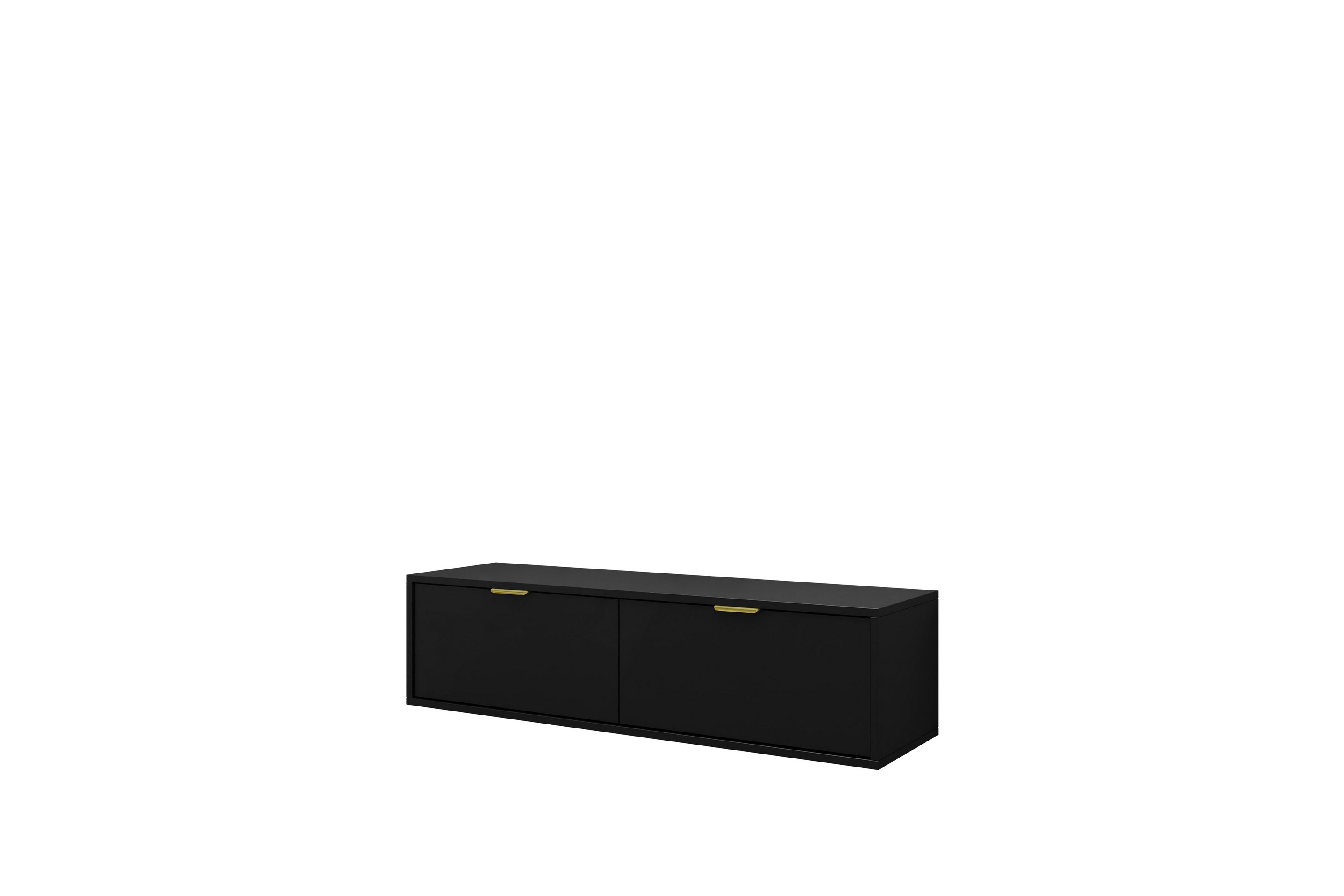 Kanta Tv-bänk 140 cm Svart
