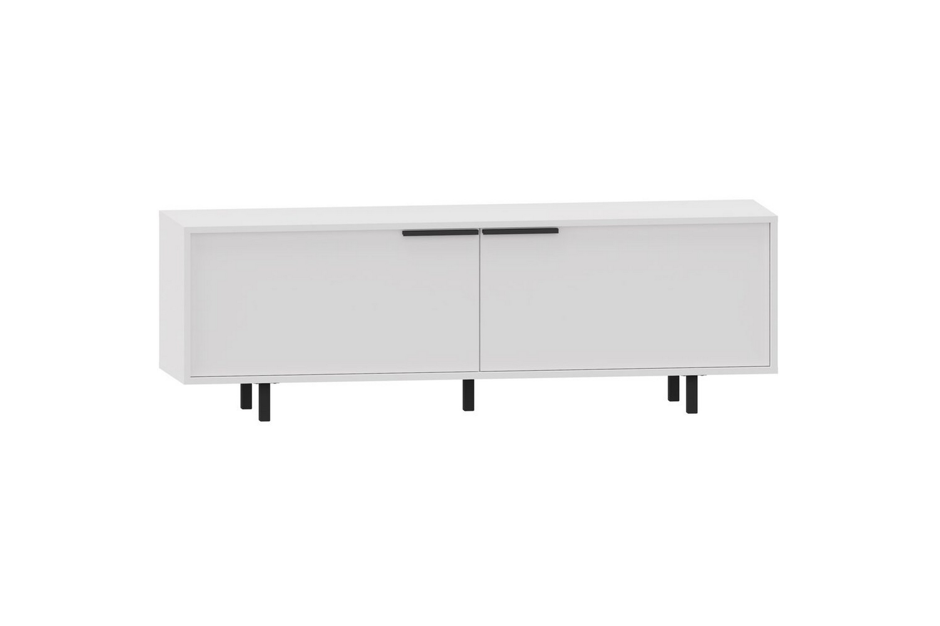 Lowboard Alberto 150x38x50 cm, Vit 150x38x50 cm, Vit