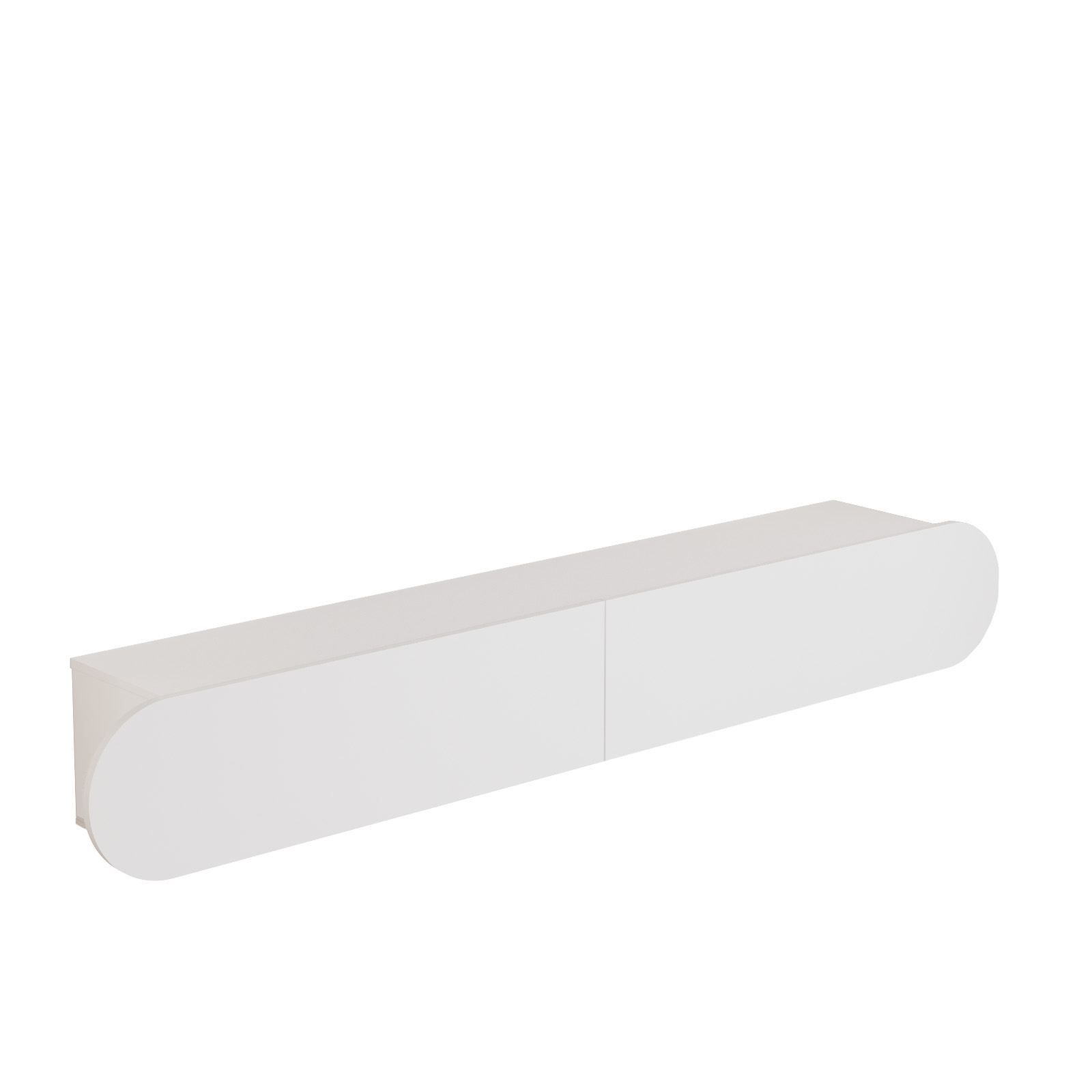 Lumina TV-b&auml;nk 180x29,5x31,6 cm - Vit