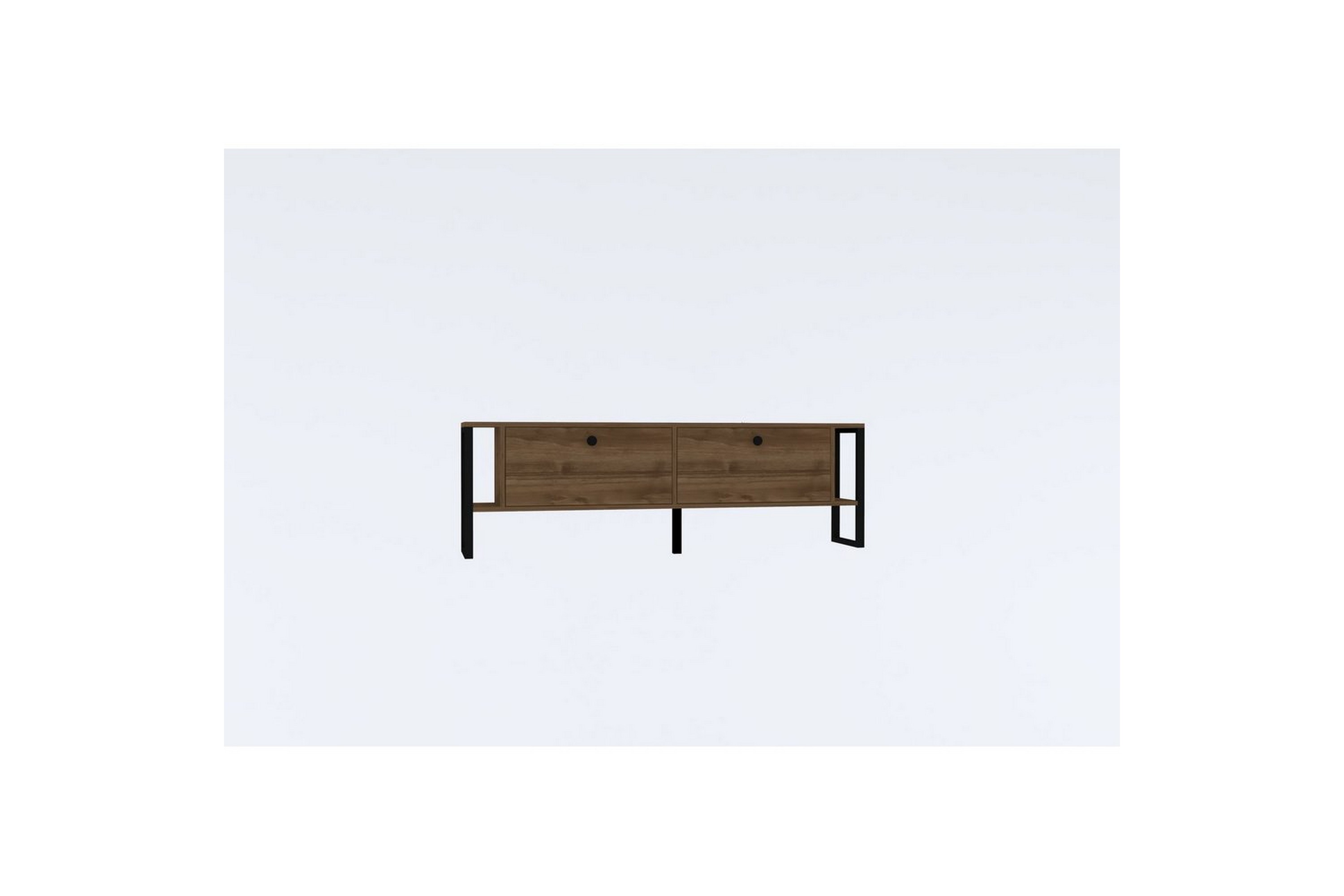 ahu tv-bänk 160 cm - valnöt