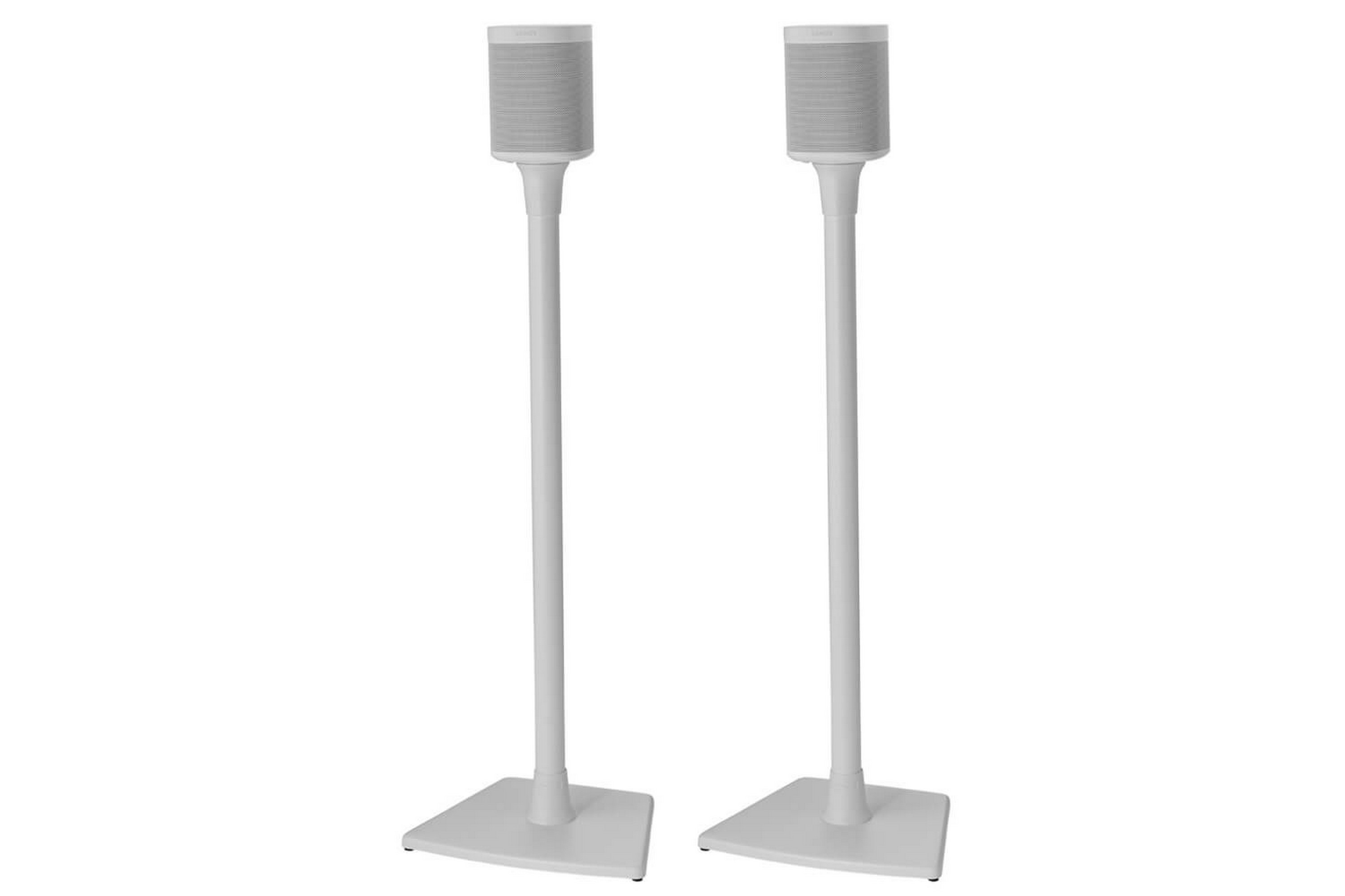 Golvstativ Sanus för Sonos One SL Play-1 och Play-3 2 Delar Vit,Fast stativ Vit,Fast stativ