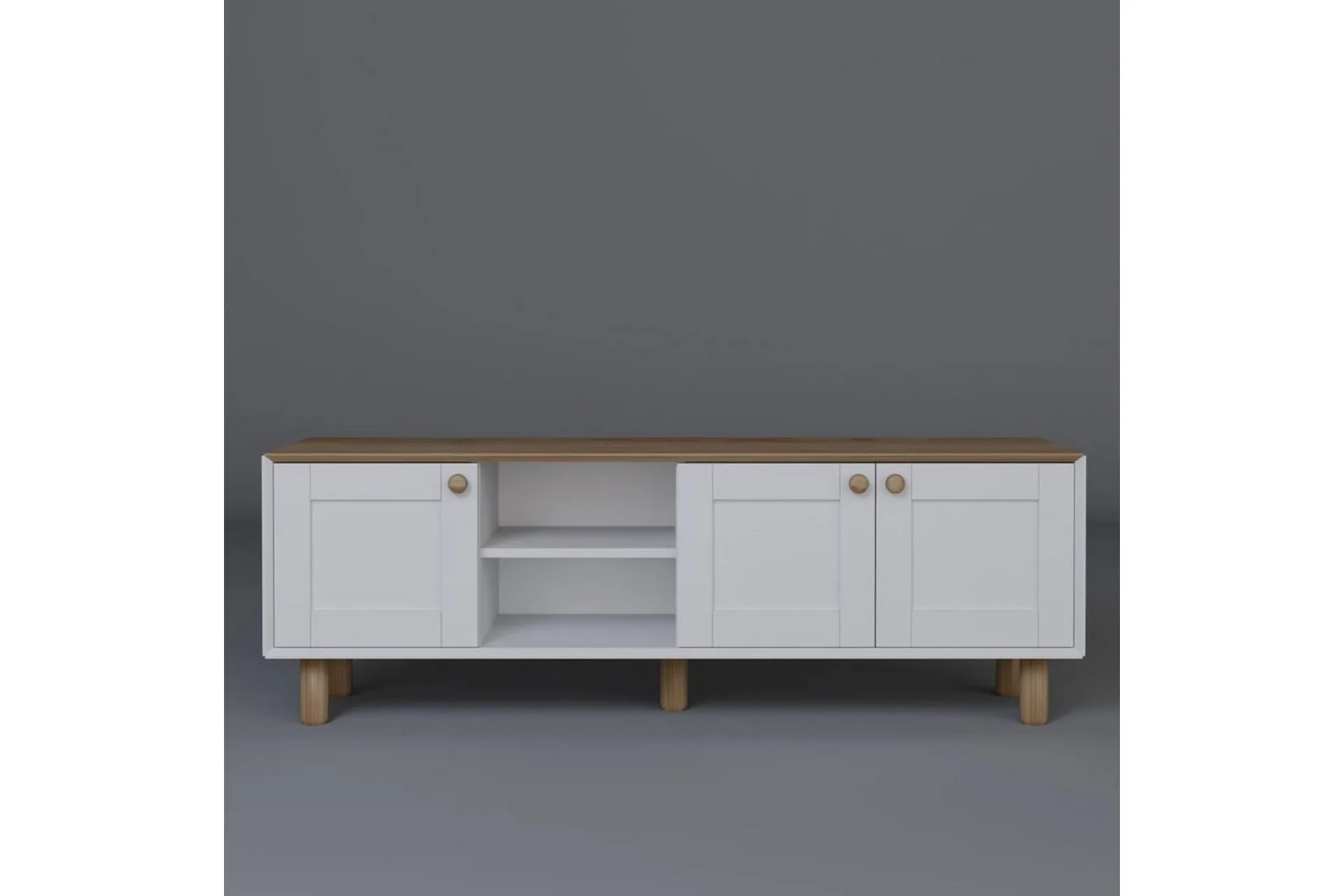 kuniyoshi tv-bänk 160 cm - ek