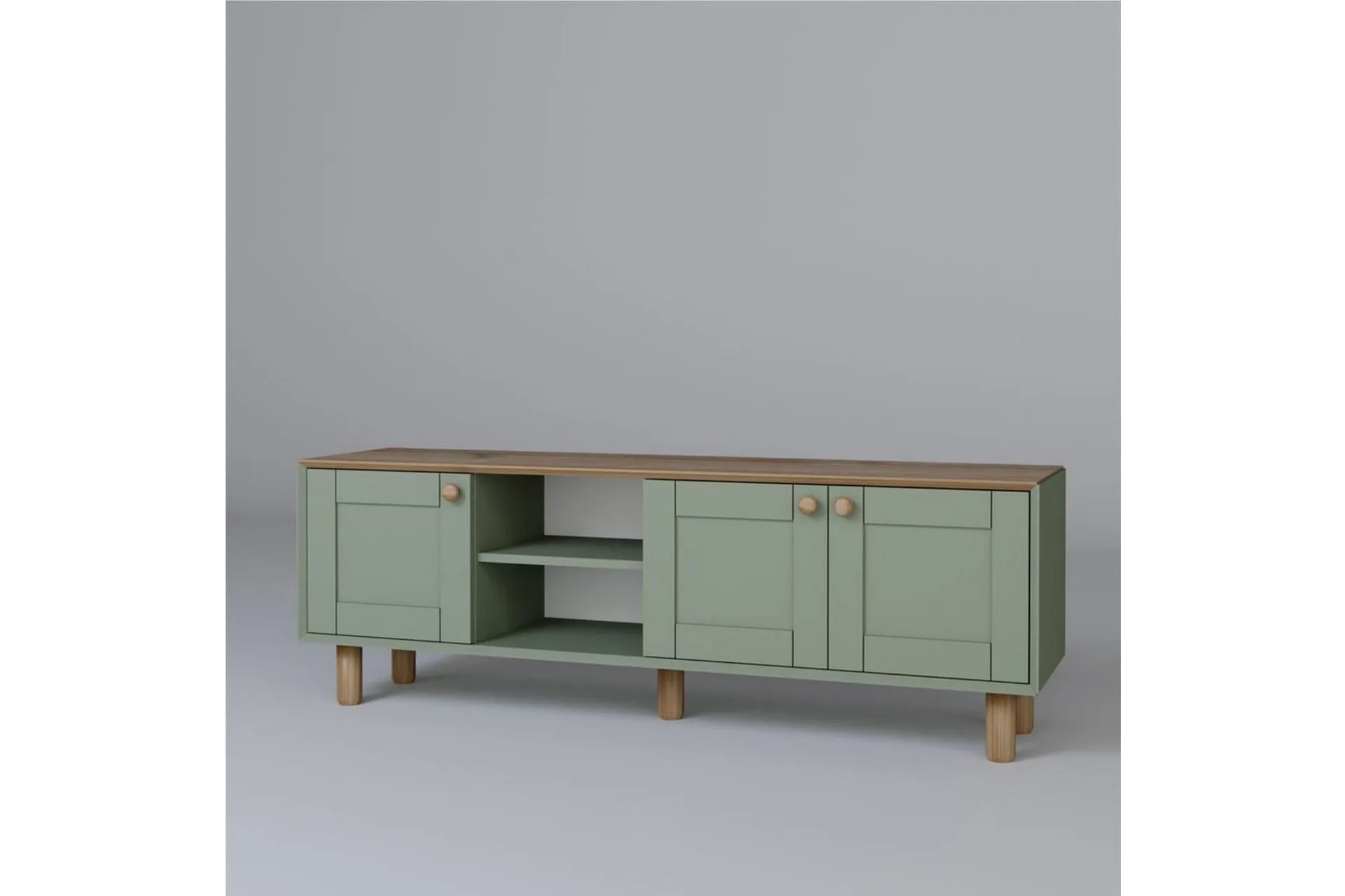 kuniyoshi tv-bänk 160 cm - grön