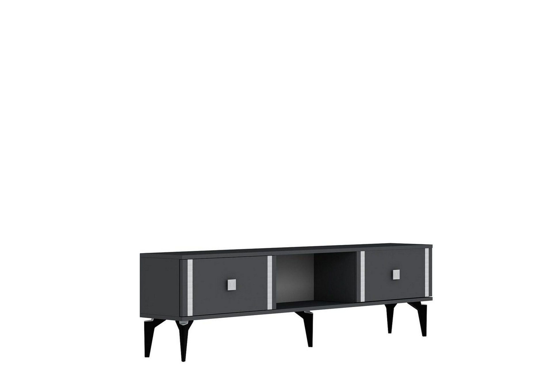 Male Tv-b&auml;nk 150 cm - Antracit/Silver