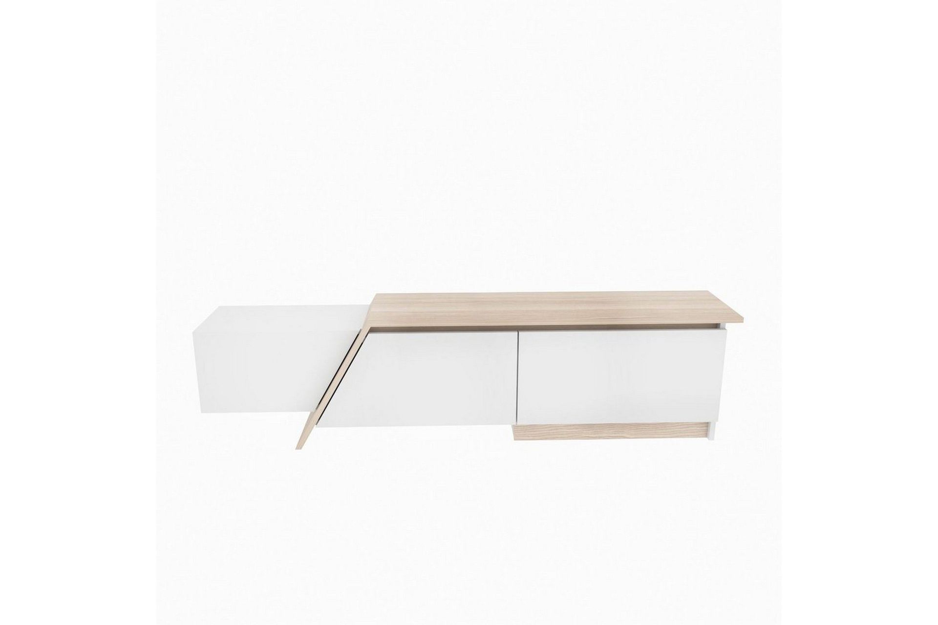 Tavros Tv-b&auml;nk 180 cm - Vit