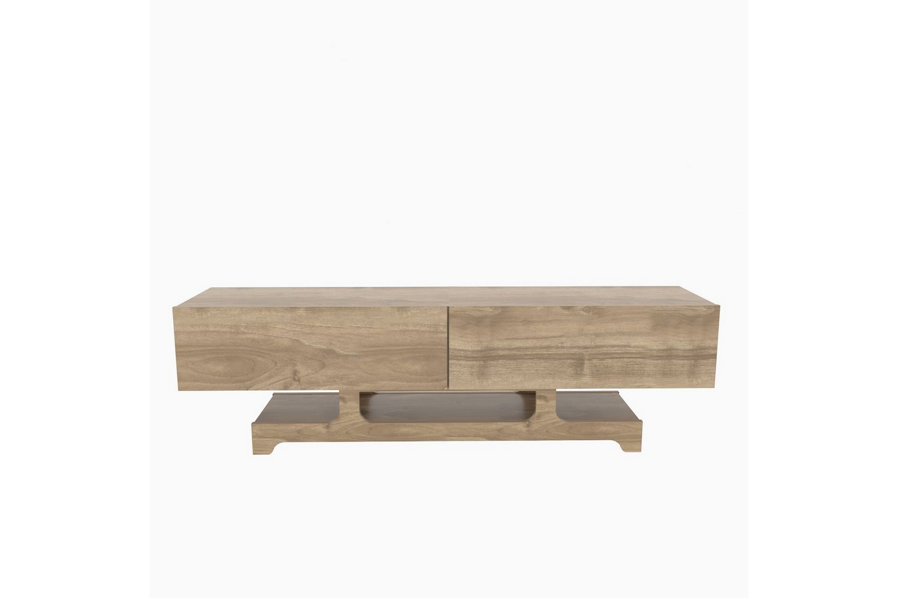 zira tv-bänk 160 cm - valnöt