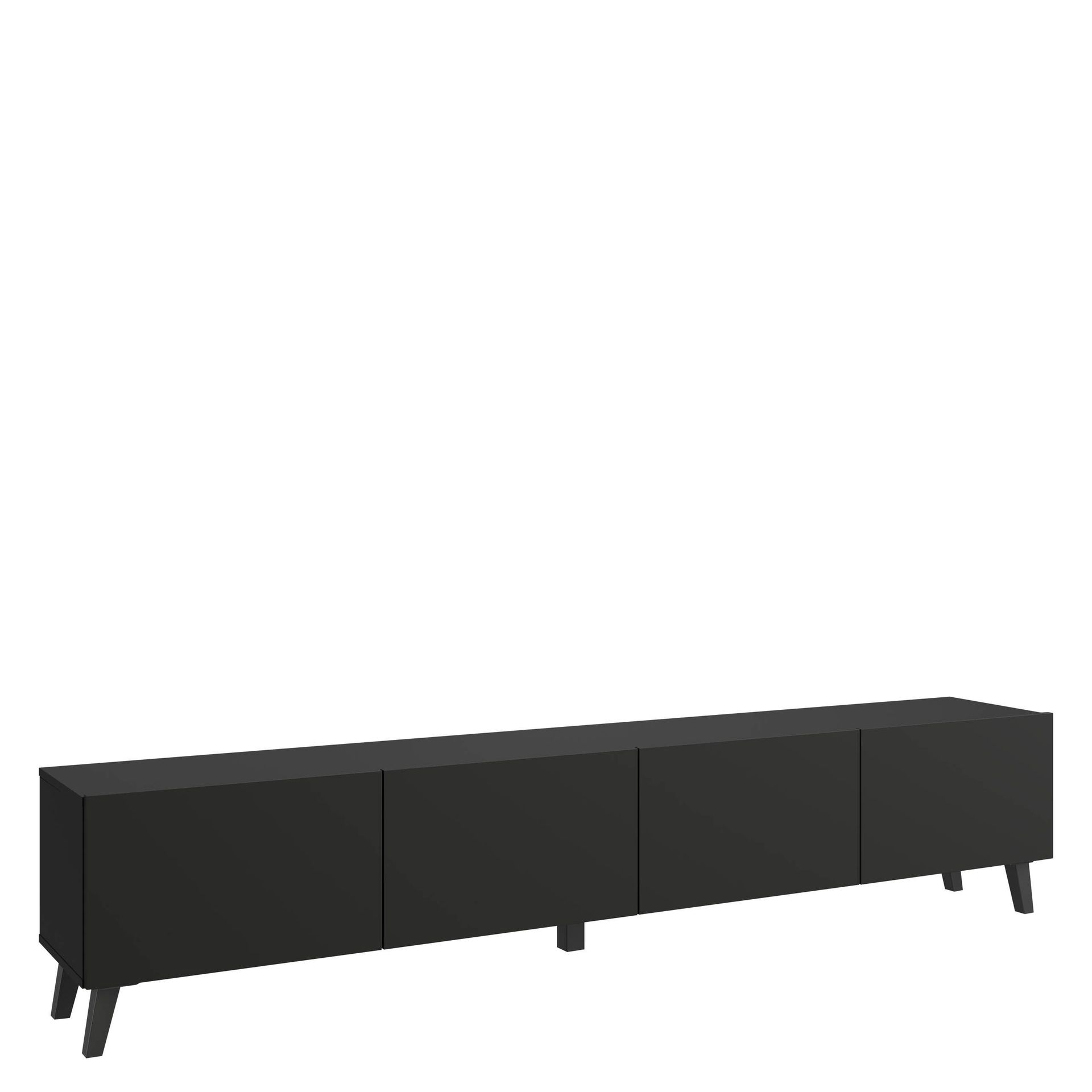 Orvik Tv-b&auml;nk 190 cm - svart
