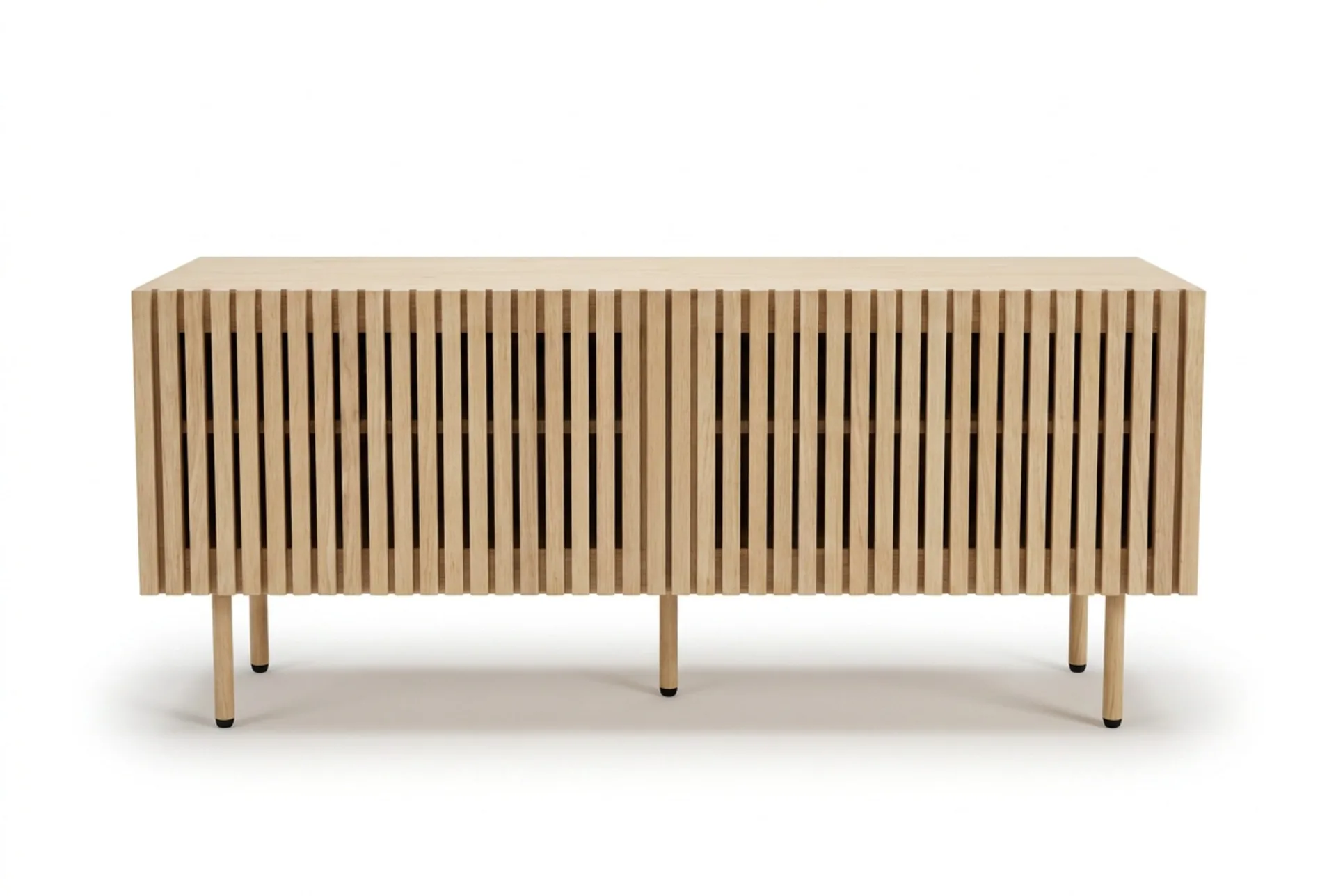 Peyra Ribbad Tv-b&auml;nk 120 cm - Natur