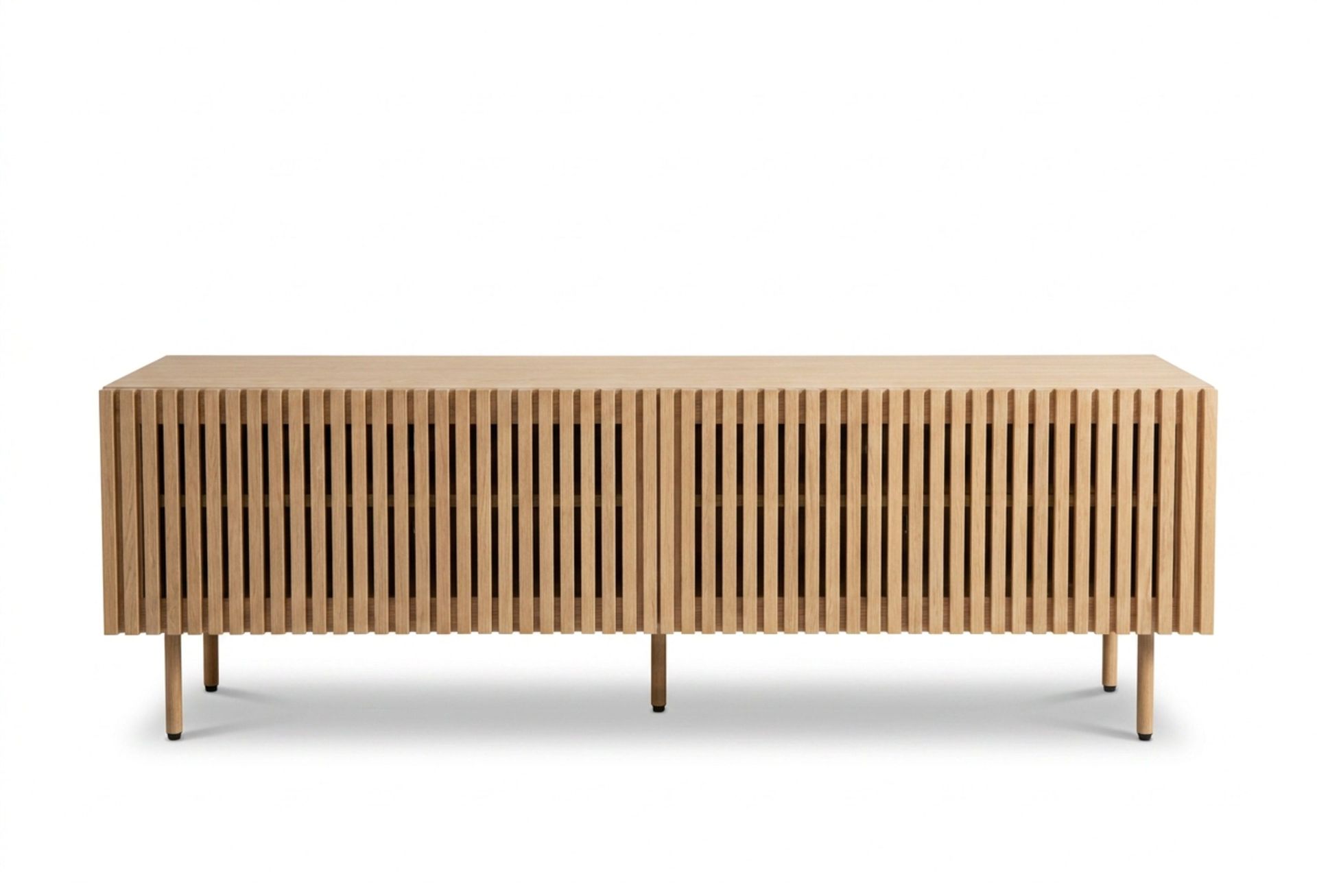 Peyra Ribbad Tv-b&auml;nk 160 cm - Natur