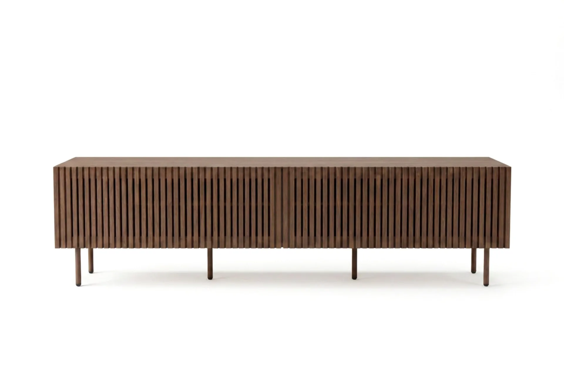Peyra Ribbad Tv-b&auml;nk 200 cm - Valn&ouml;t