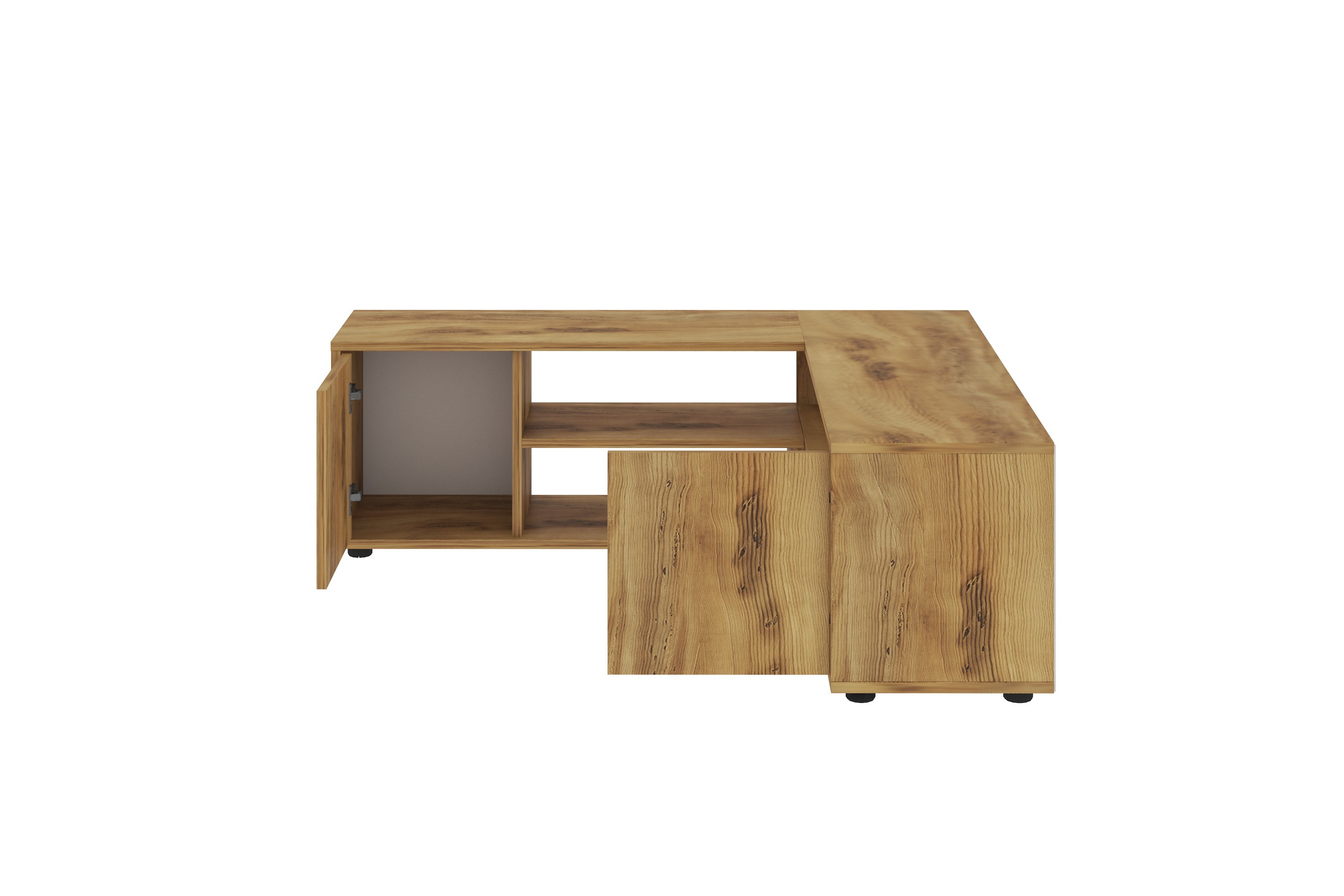 Pienk Tv-bänk 125 cm Ek