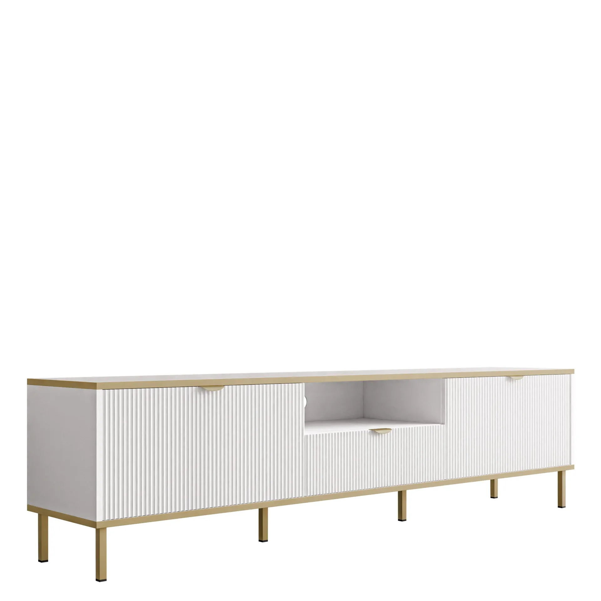 salmor tv-bänk 181 cm - vit