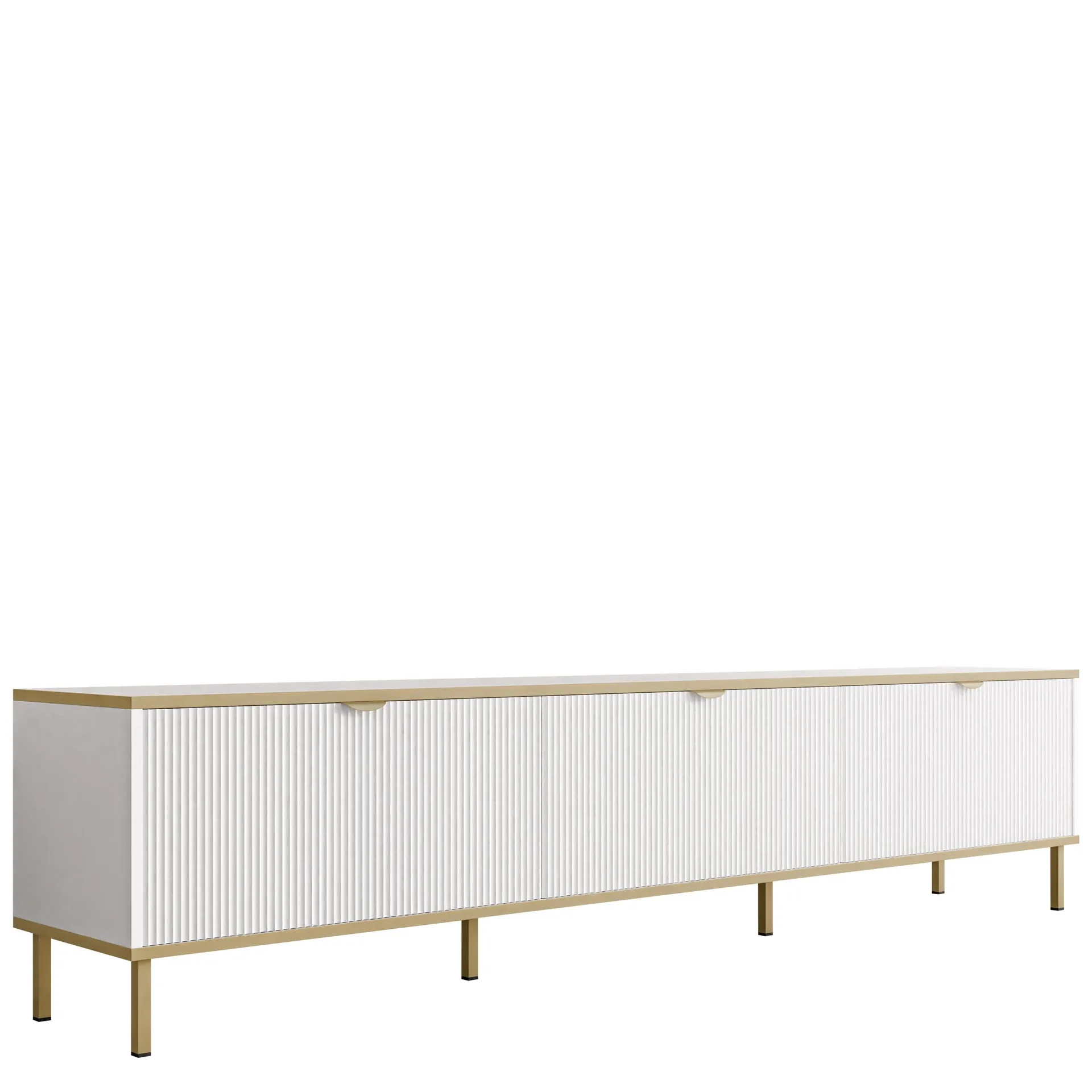 salmor tv-bänk 202 cm - vit