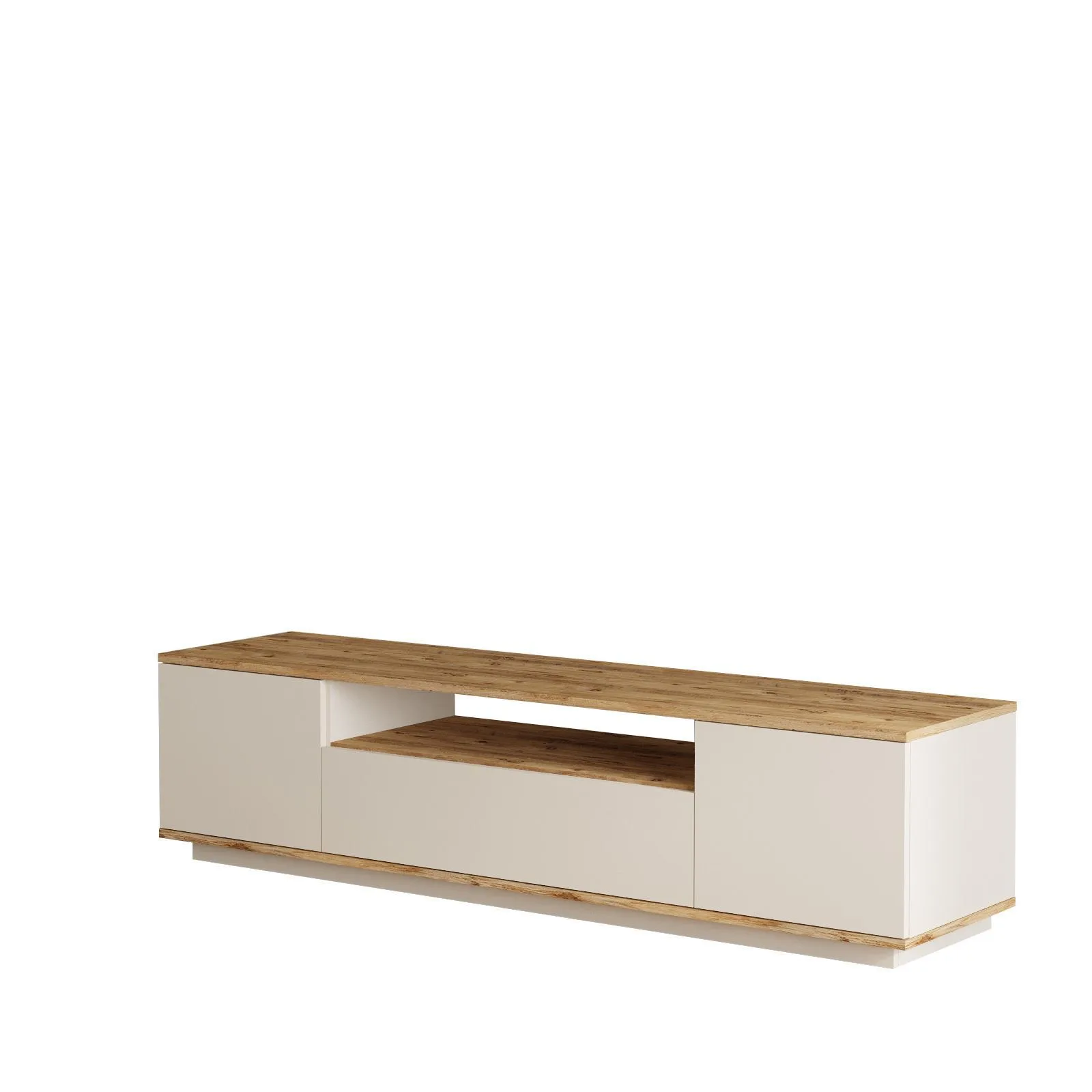 Sarnor TV-bänk 180x44,6x44,5 cm - Atlantic Pine och Cashmere