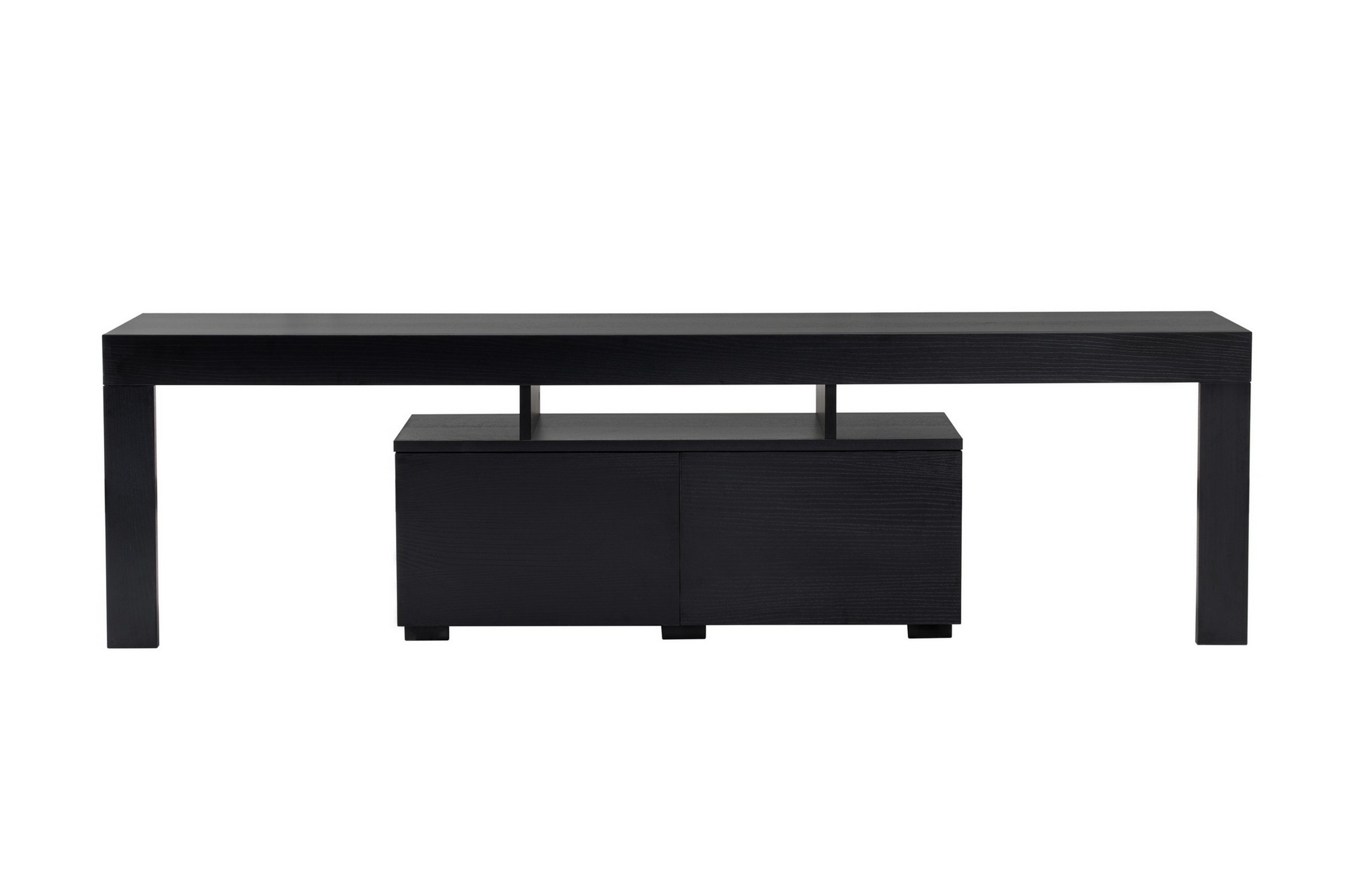 shanah tv-bänk 180x31 cm - svart
