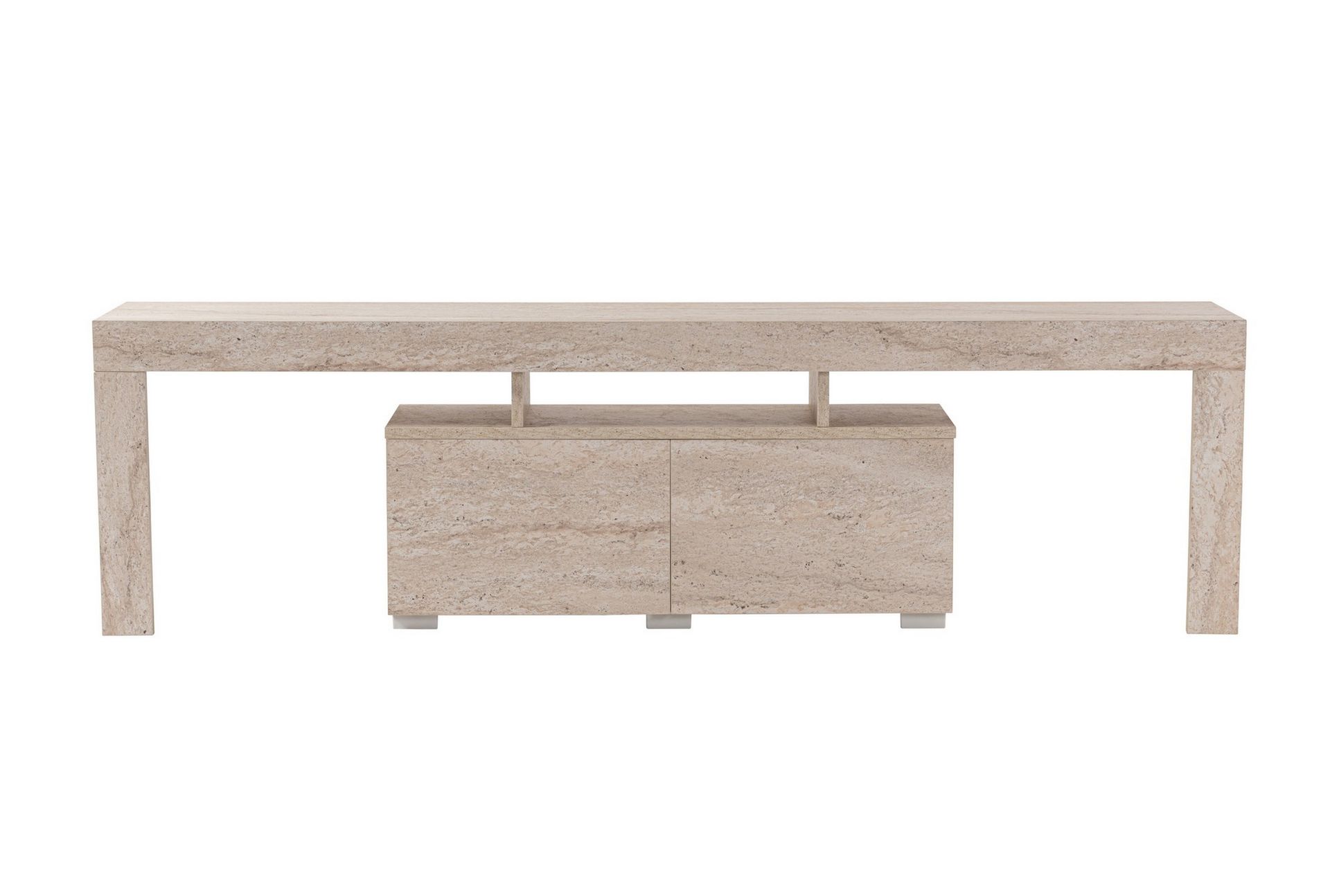 shanah tv-bänk 180x31 cm - travertin