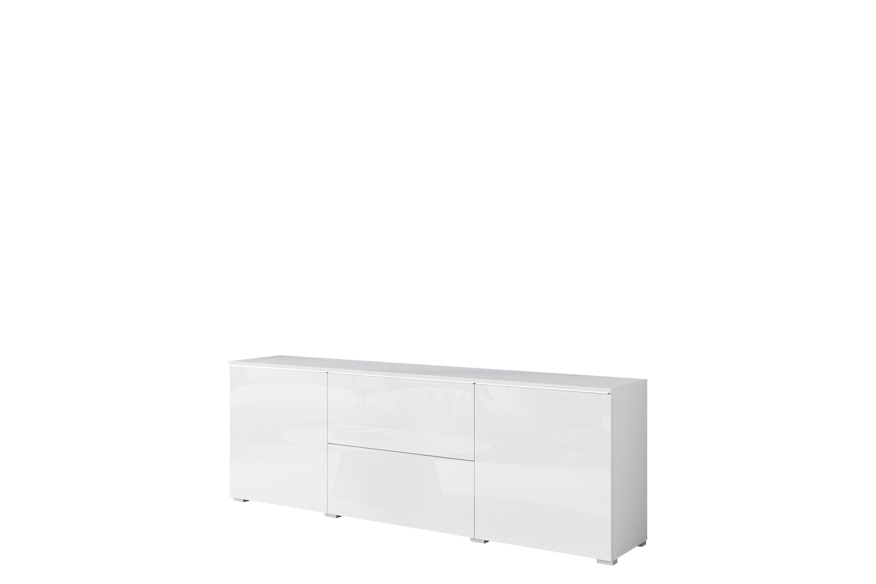 sherie tv-bänk 180 cm - vit