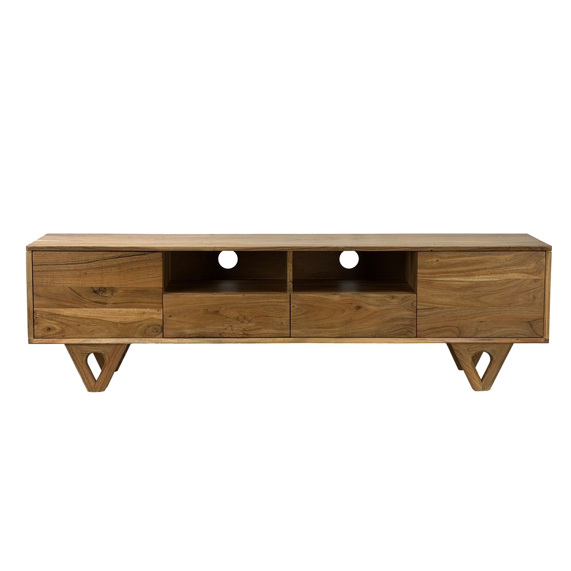 Sorric TV-bänk 160 cm - Varm ljusbrun