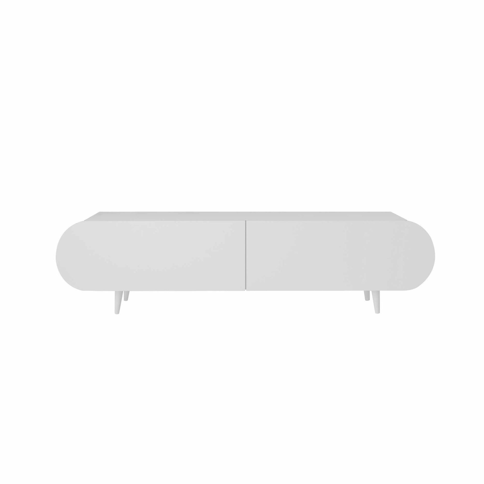 Svelor TV-bänk 140x49x30 cm - Vit