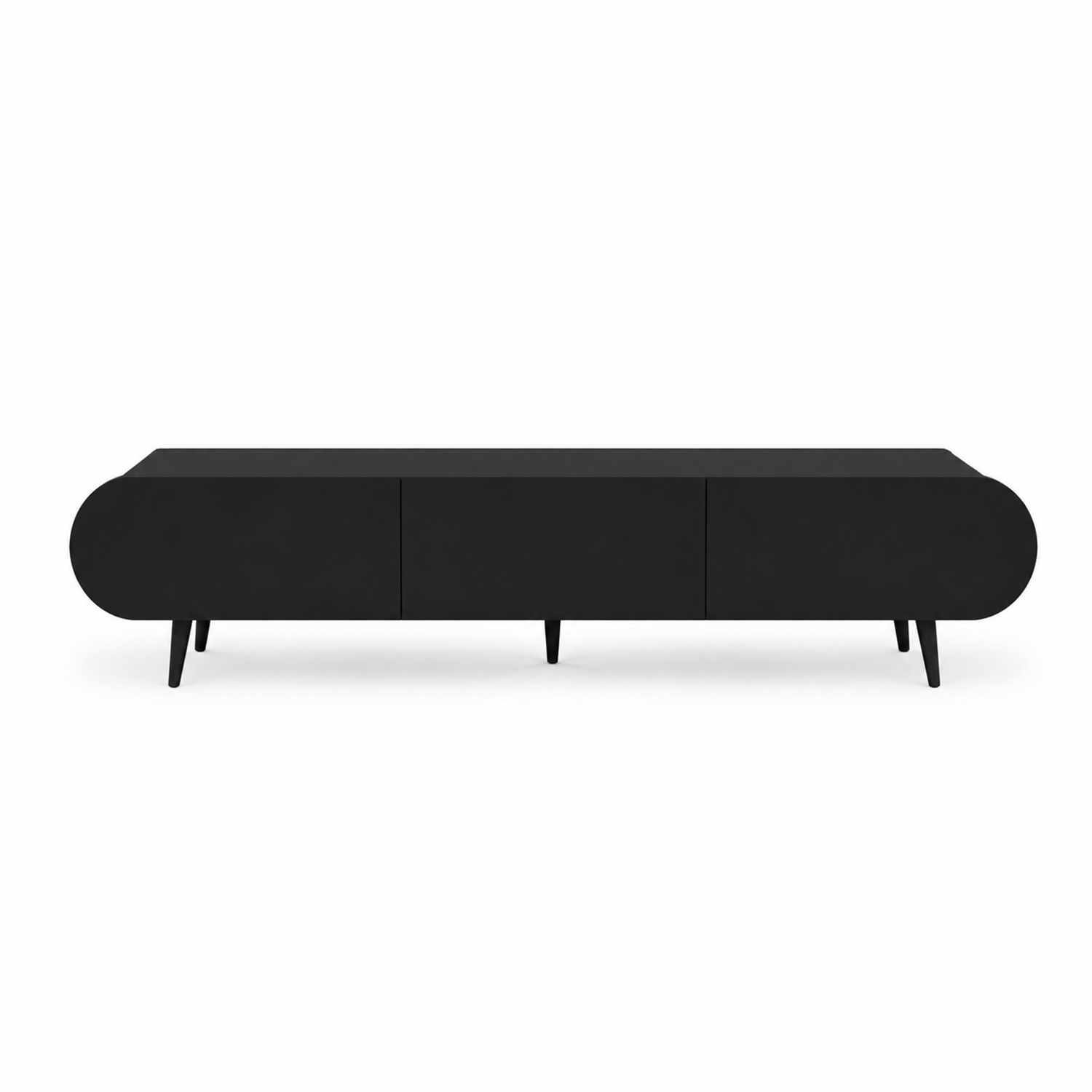 Svelor TV-bänk 180x49x30 cm - Svart