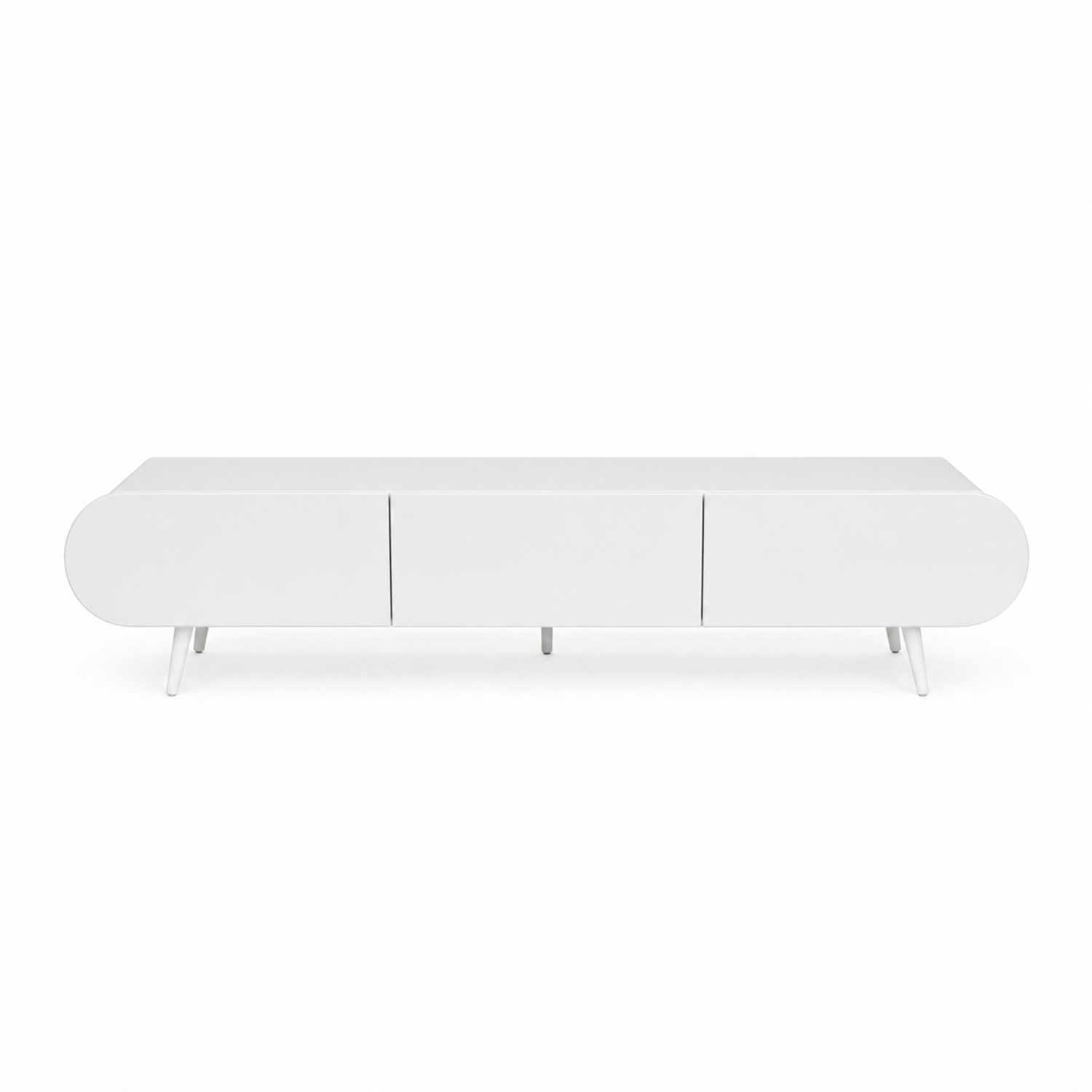Svelor TV-bänk 180x49x30 cm - Vit