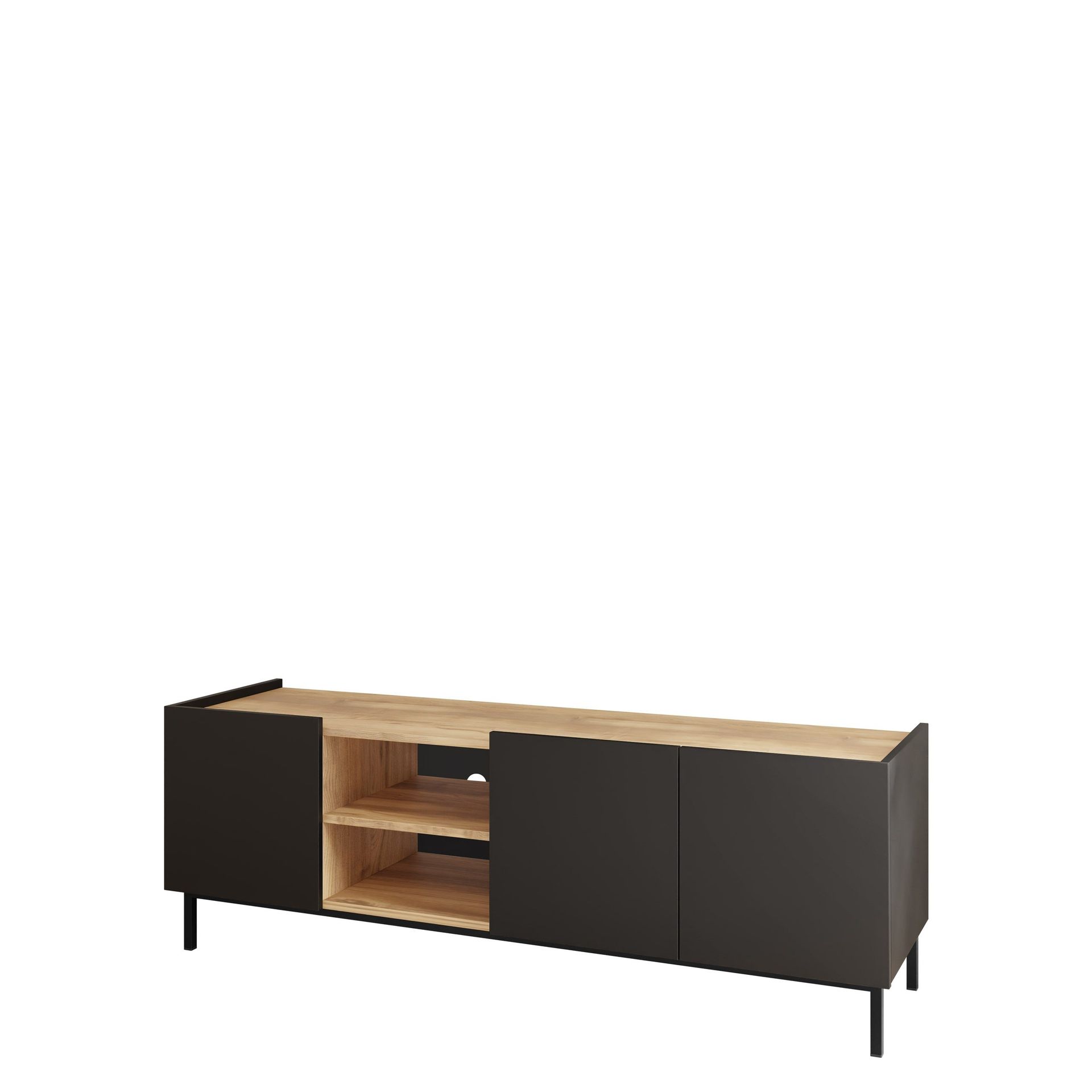 Tavrin Tv-b&auml;nk 153 cm - Svart