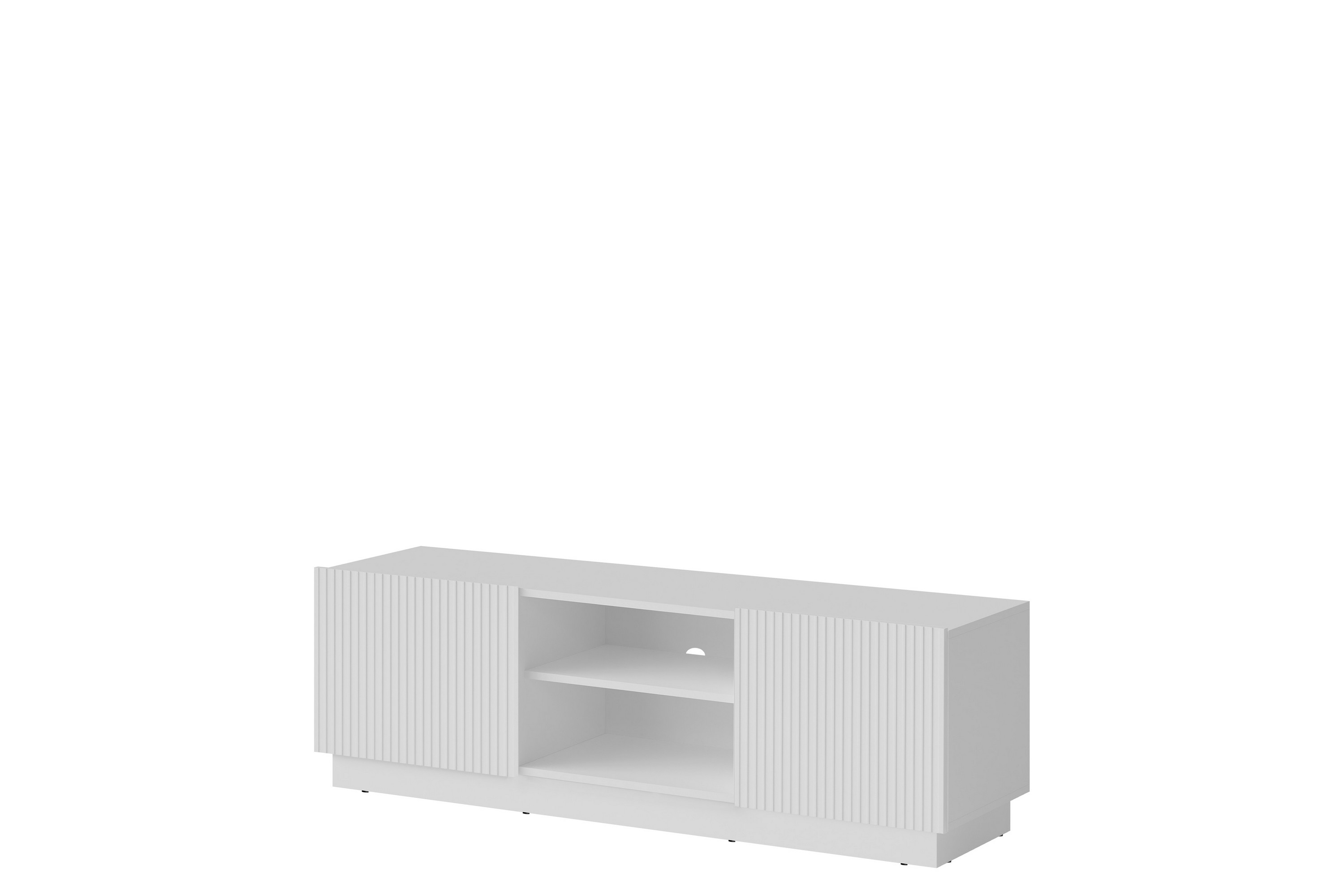 torvalen tv-bänk 150 cm - vit