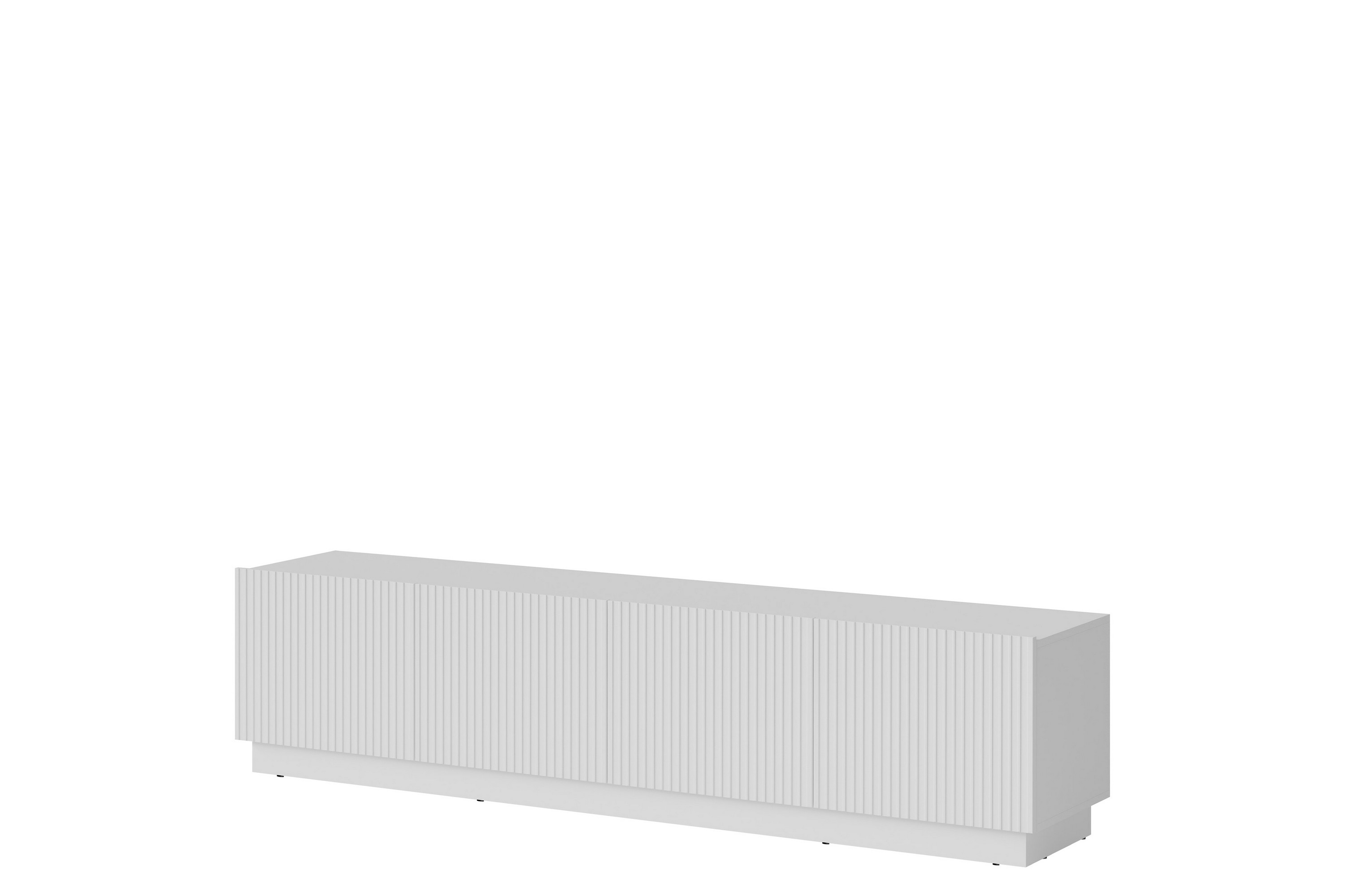 torvalen tv-bänk 200 cm - vit