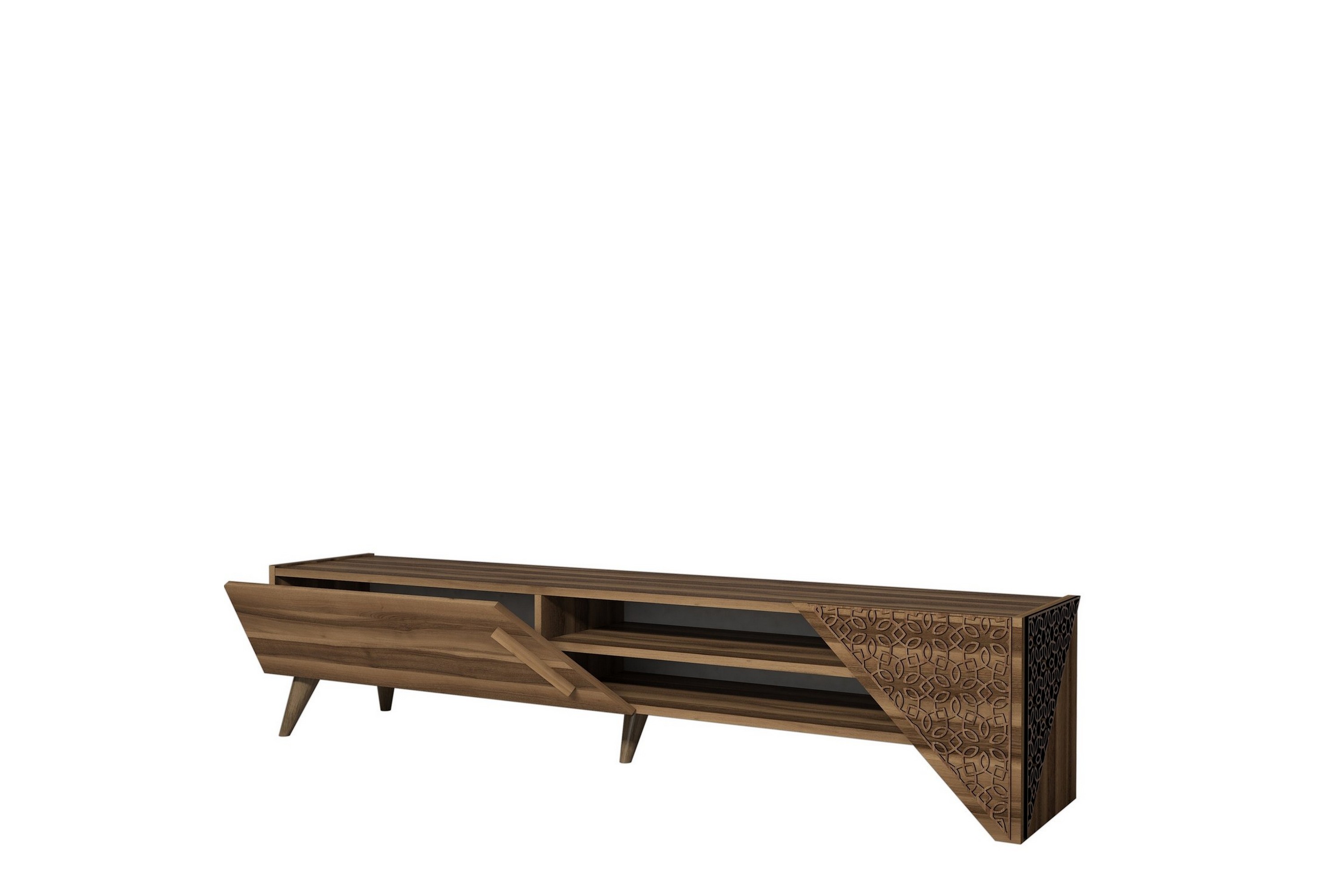 tv-bänk beril 180 cm - valnöt