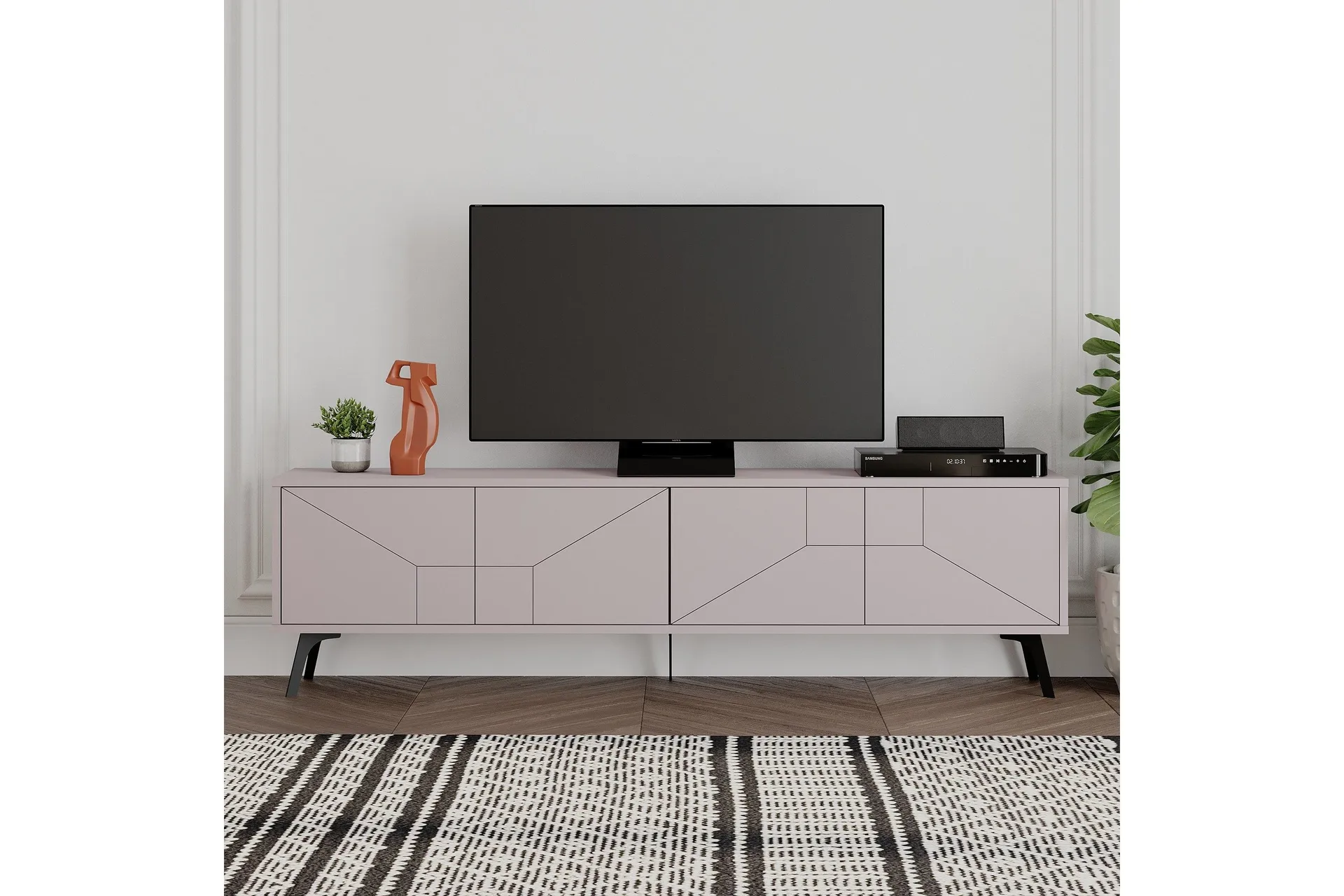 Dune Tv-b&auml;nk 180x29,6 cm Brun - Hanah Home