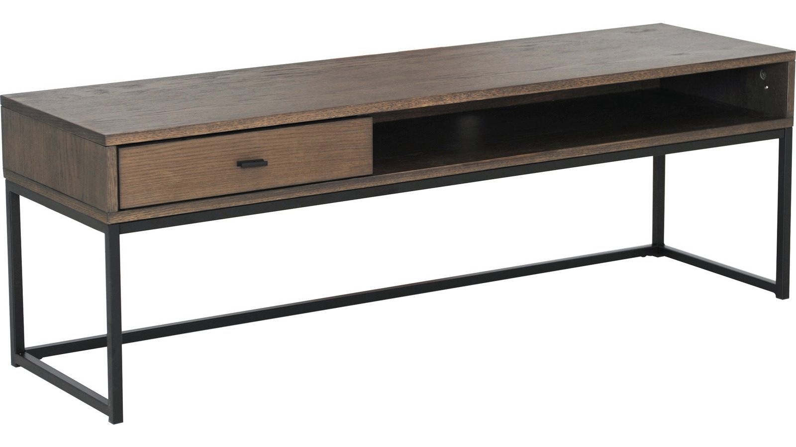 TV-bänk Eiknor 120 cm - Brunlackad ek