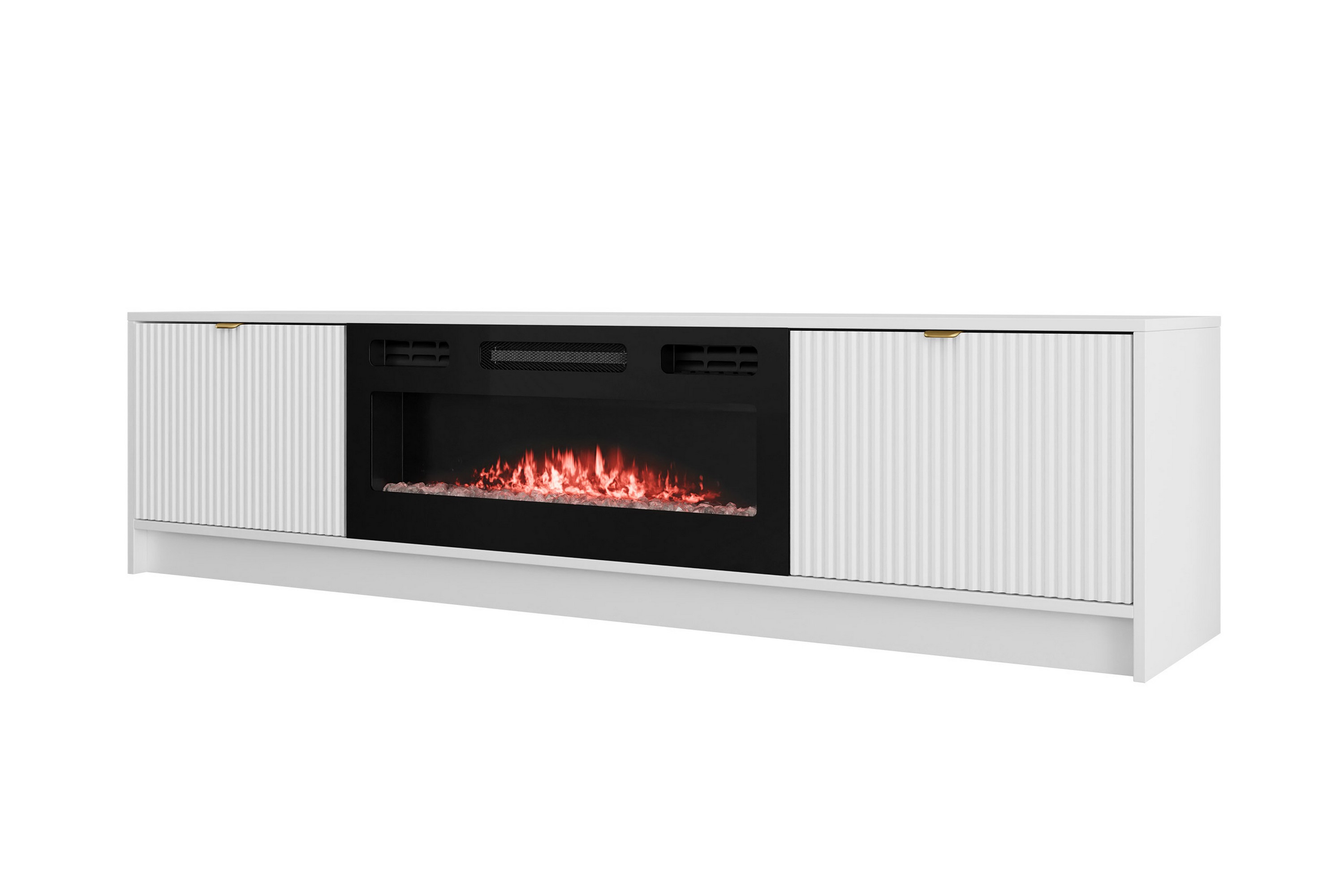 tv-bänk gudelia 182 cm - vit