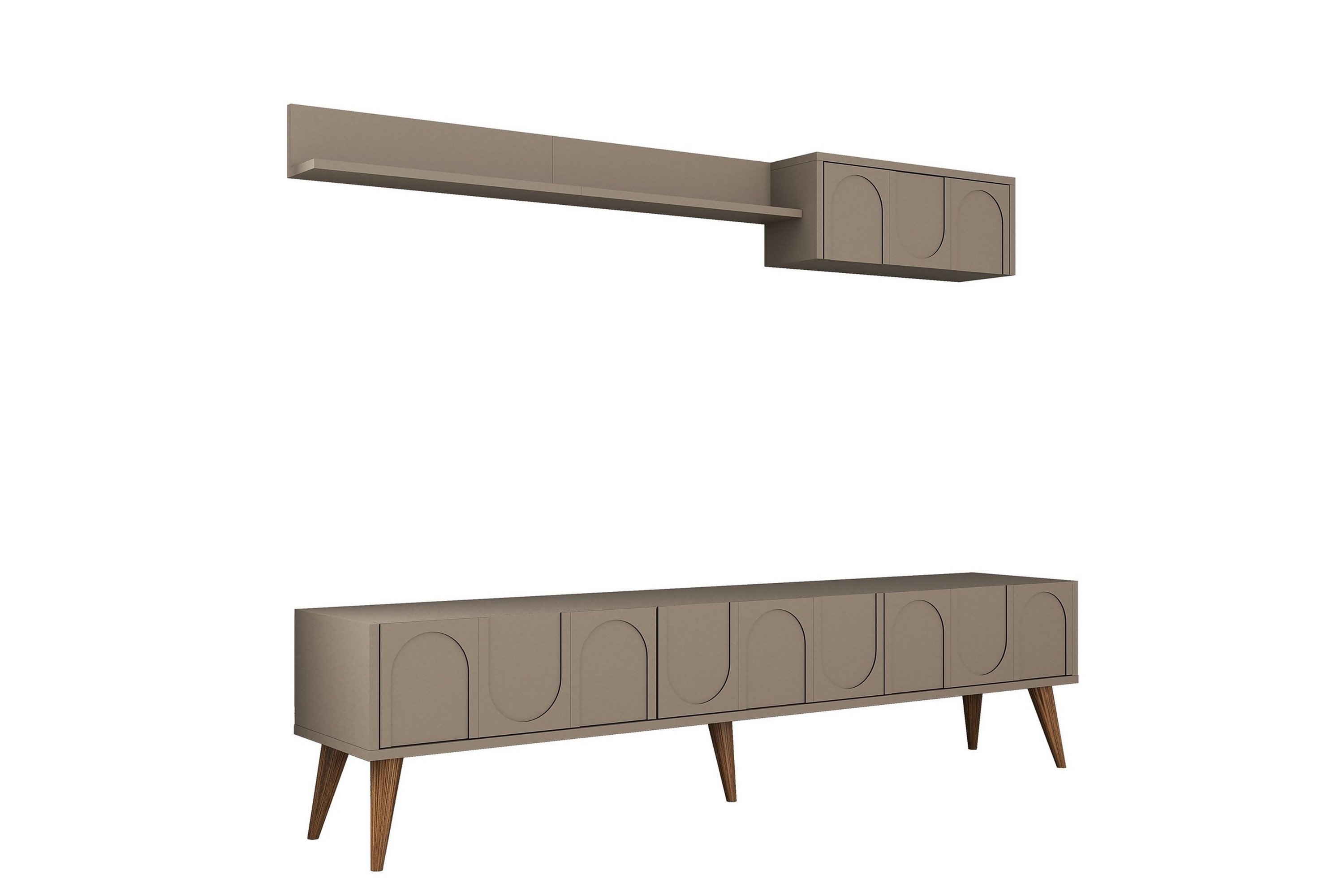 tv-bänk hazim 180 cm - valnöt