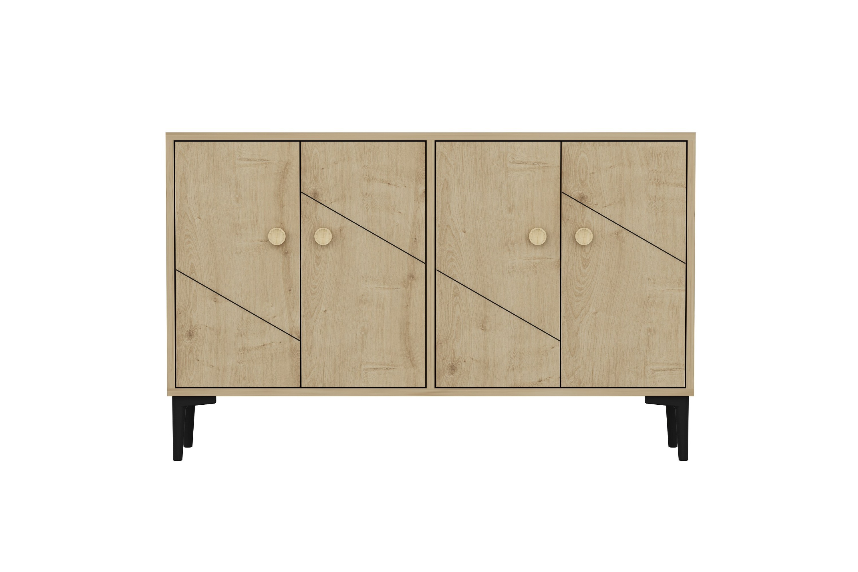 Tv-bänk Hesham 120 cm Ek