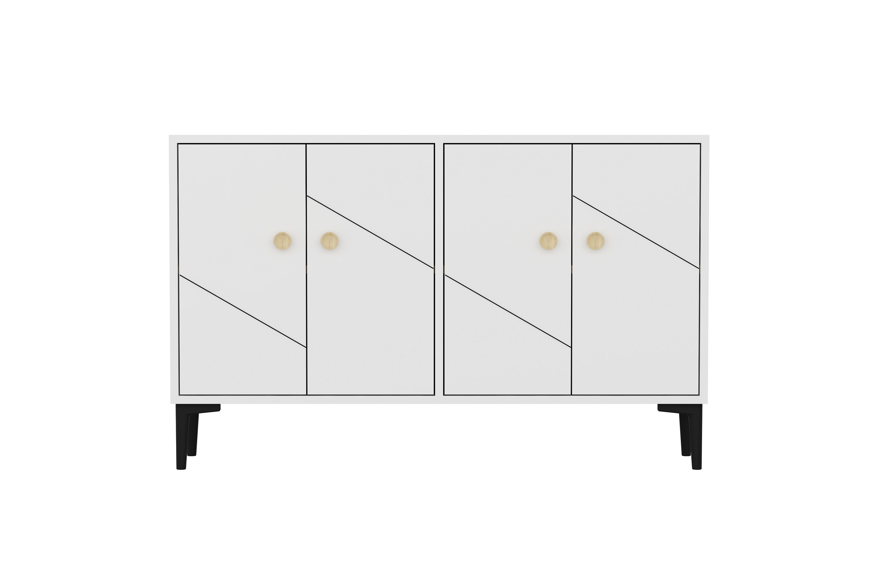 tv-bänk hesham 120 cm - vit