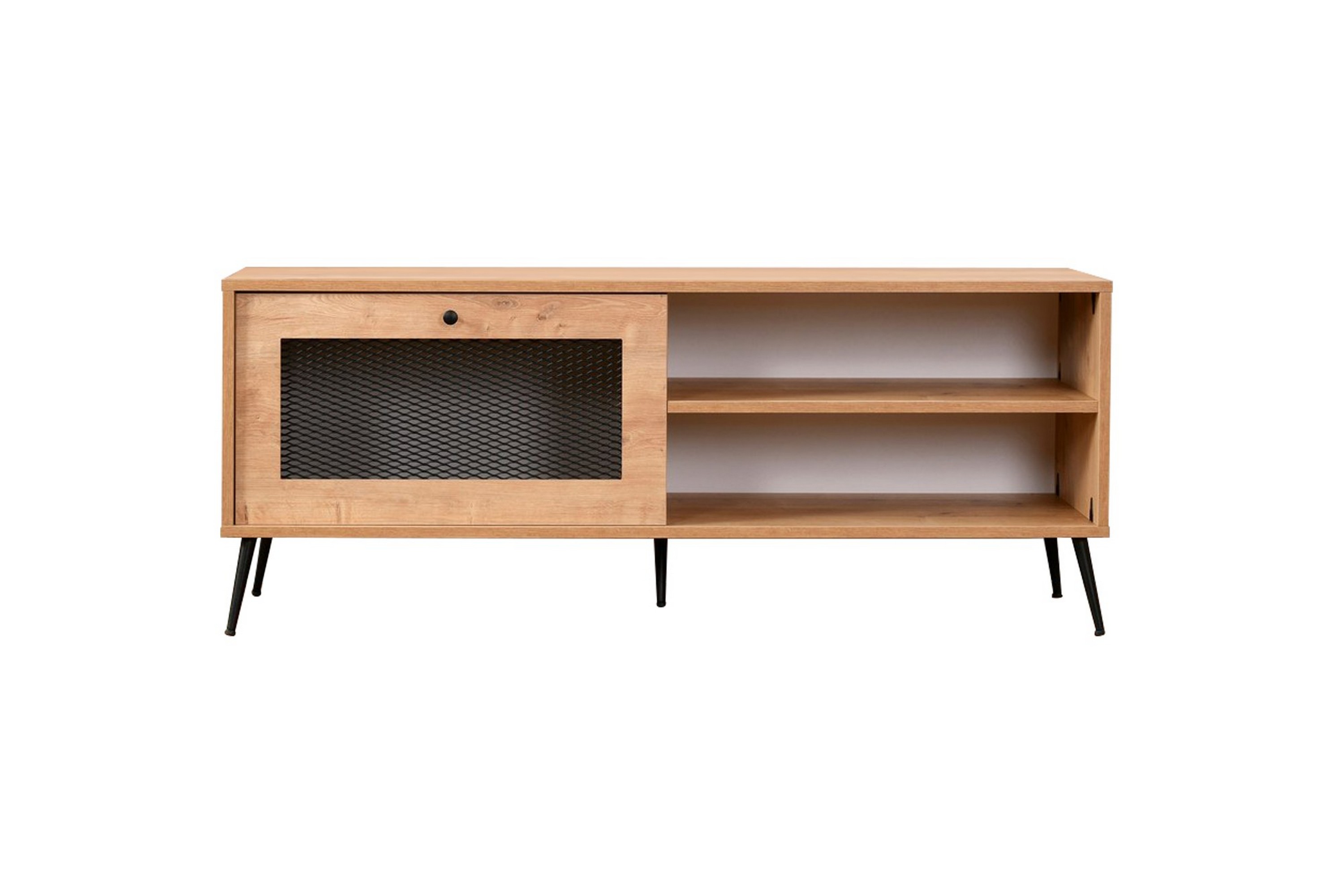 Tv-bänk Hilal 138 cm Ek/Svart