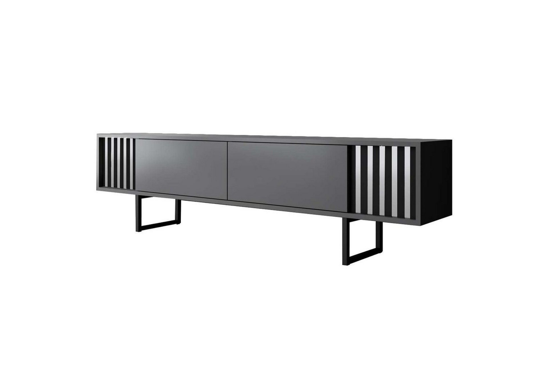 TV-b&auml;nk Jeval Antracit / Svart - Antracit / Svart