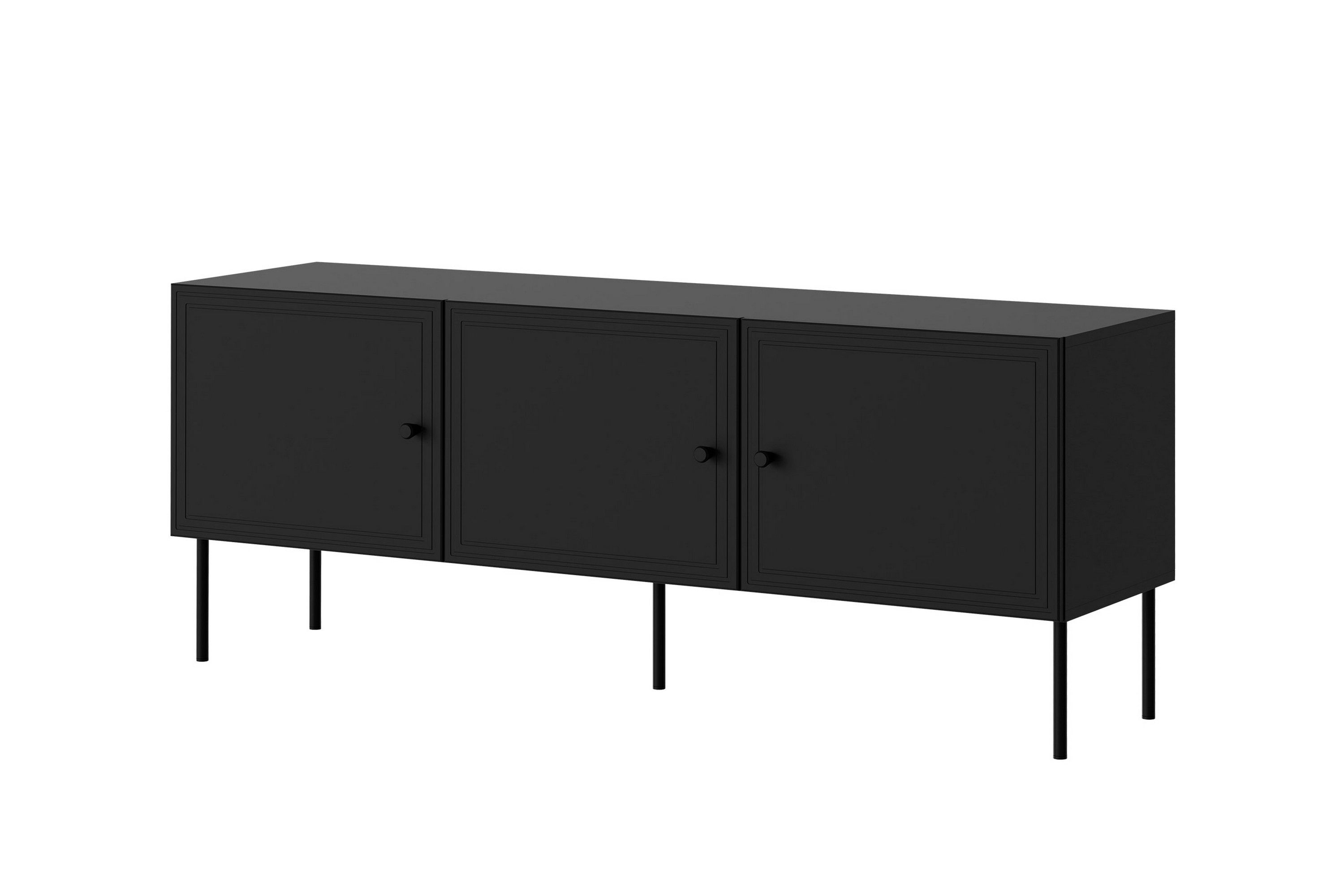 Tv-bänk Laholm 151 cm Svart