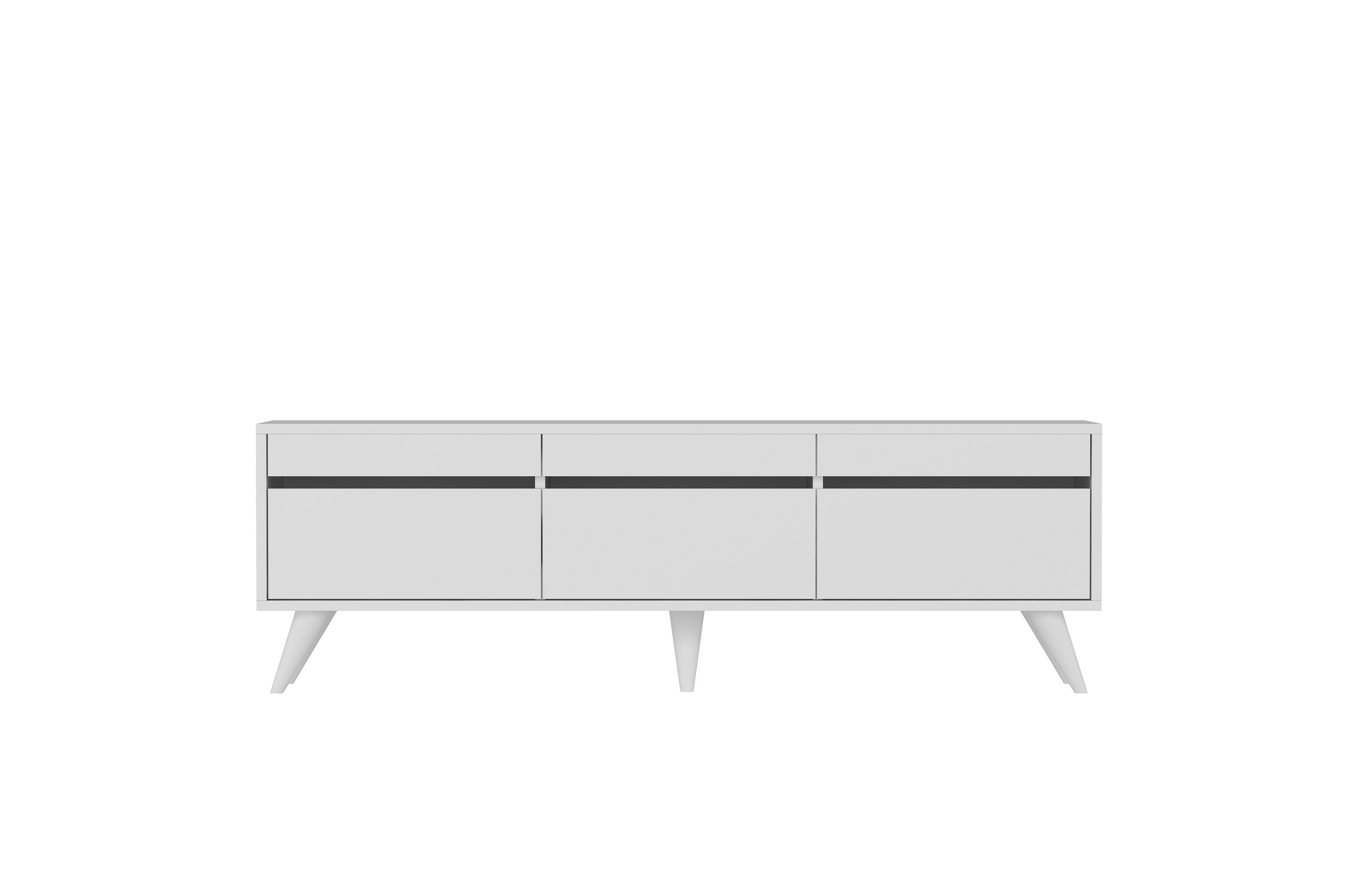Tv-bänk Maddington 150 cm Vit