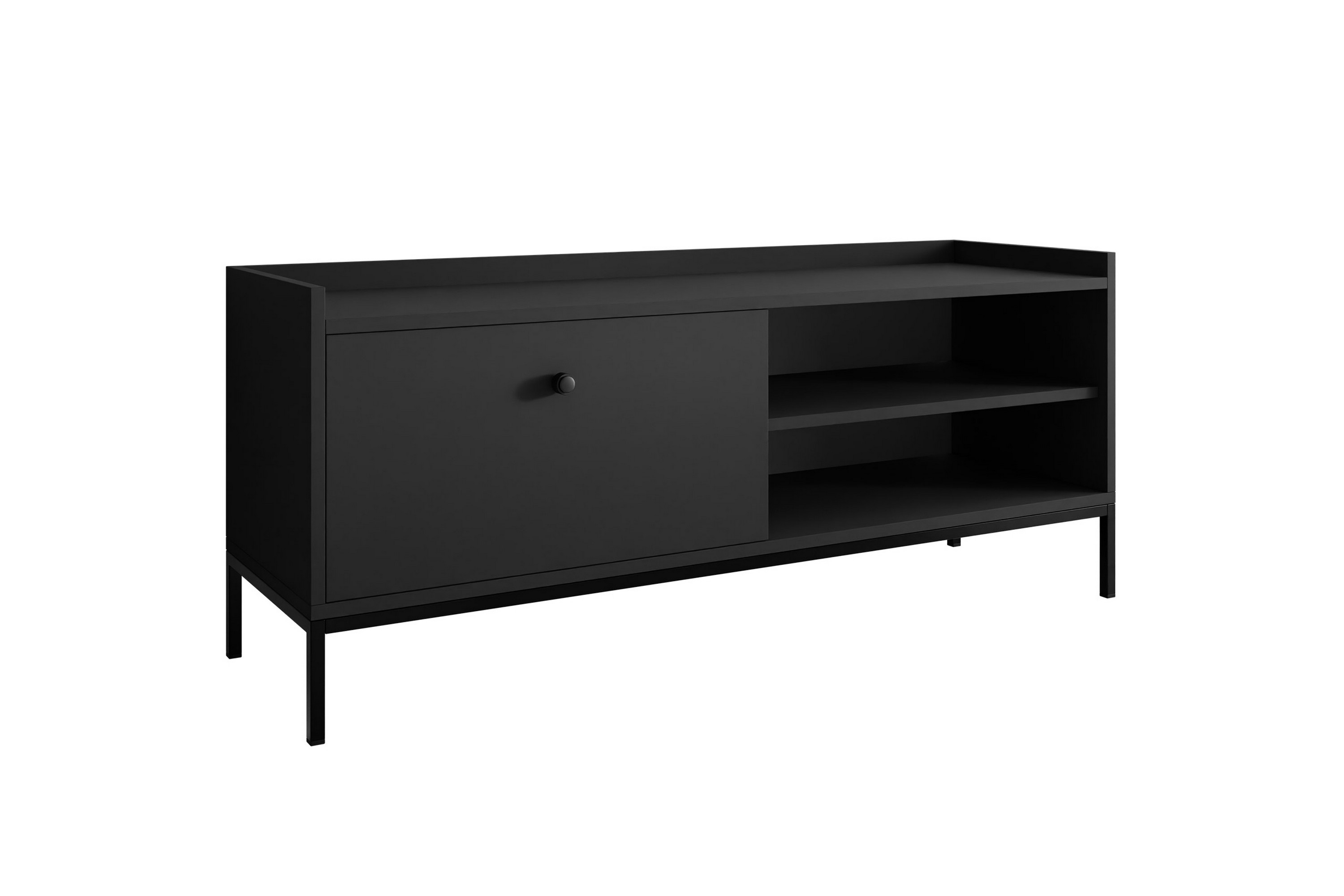Tv-bänk Mariestad 140 cm Svart