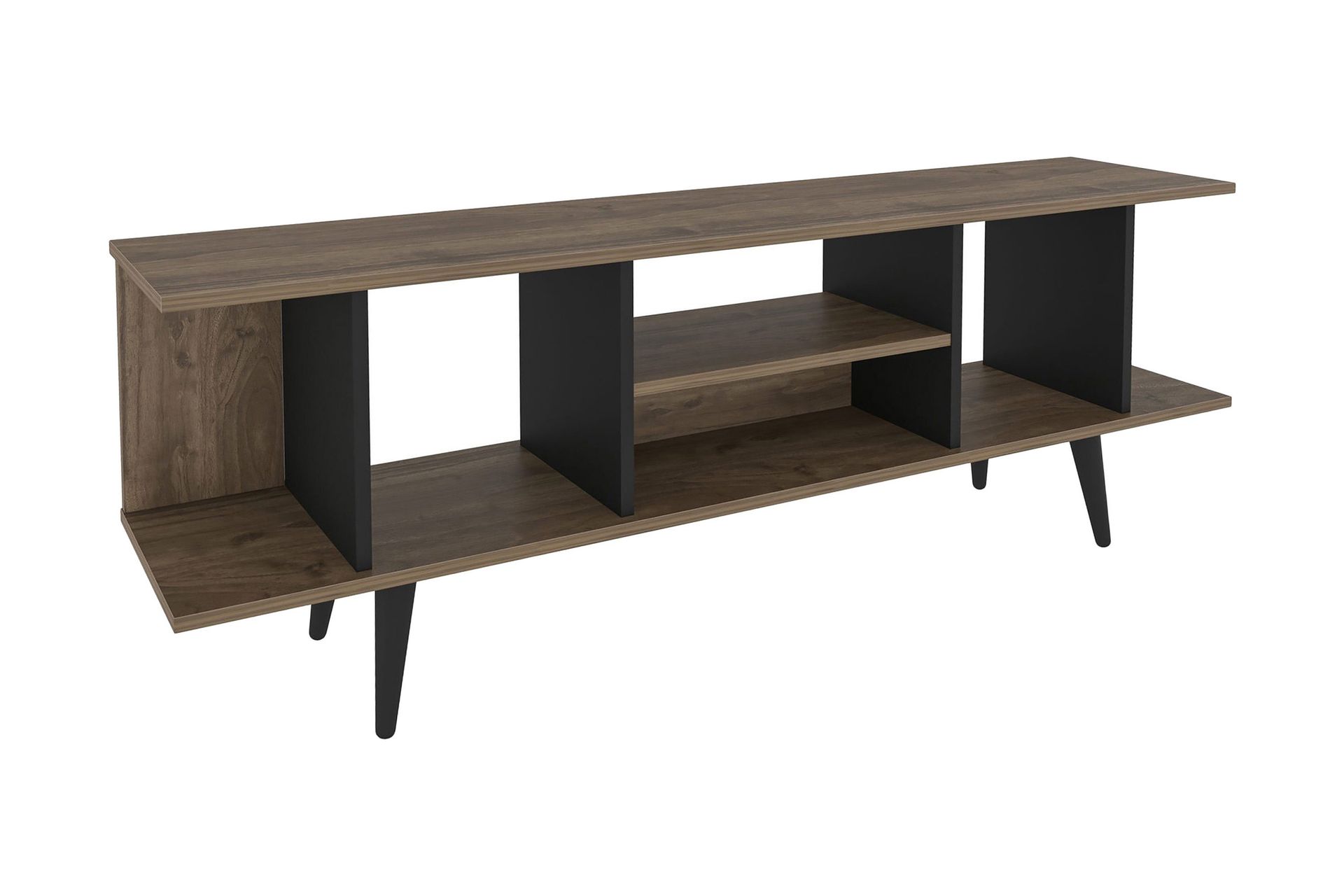 andifli tv-bänk 160x38,6 cm - brun