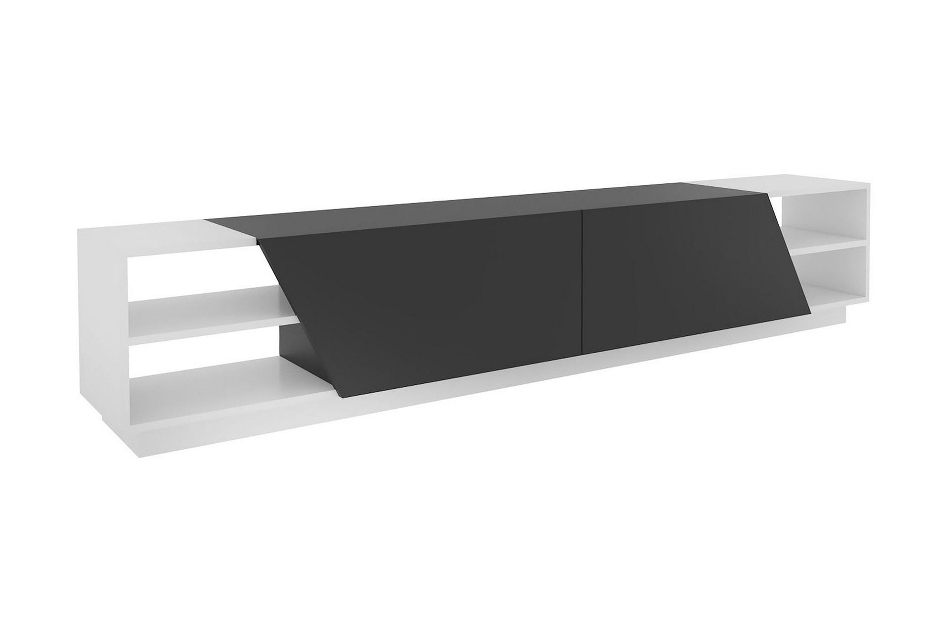 andifli tv-bänk 240x47,4 cm - vit