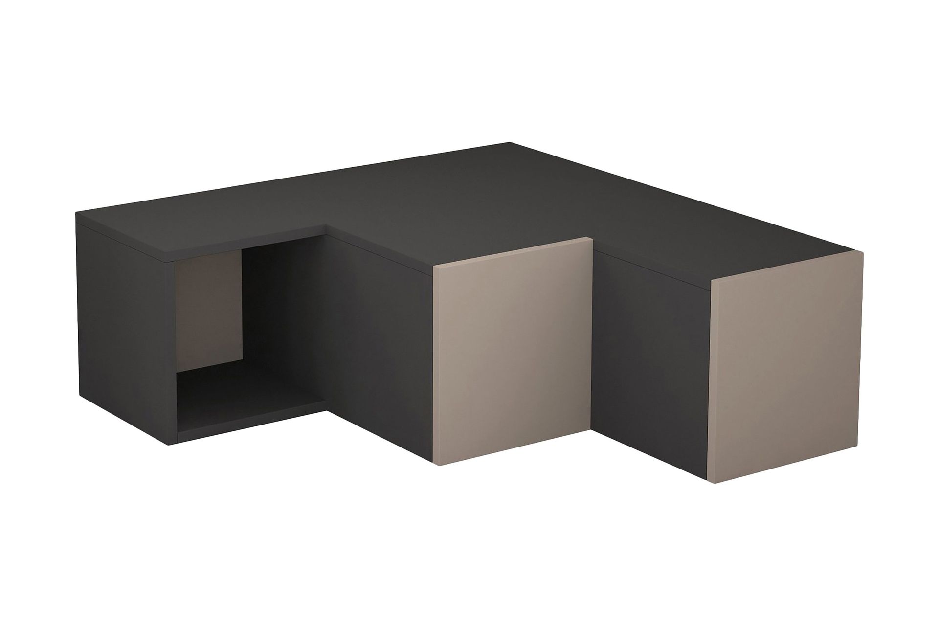 Bodsj&ouml; TV-B&auml;nk 92 cm - Gr&aring;/Brun